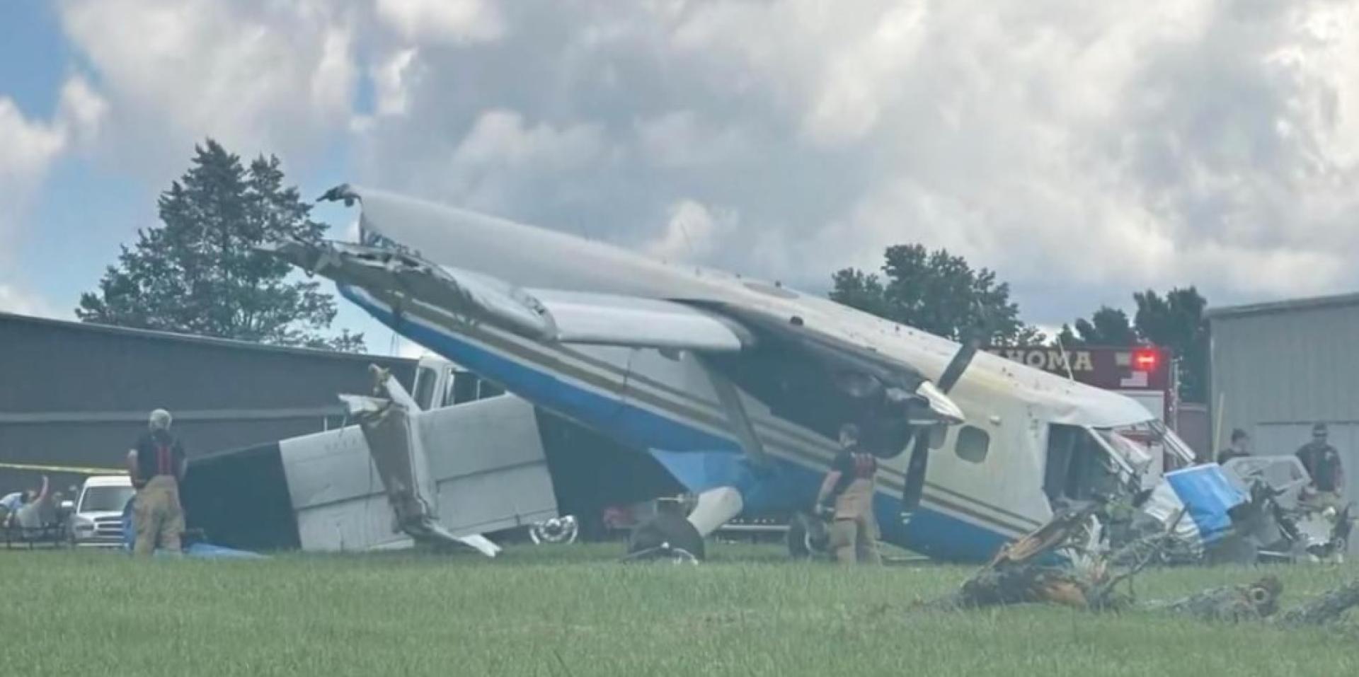 美國一跳傘飛機在田納西州墜毀機上20人全部生還- 联合日报
