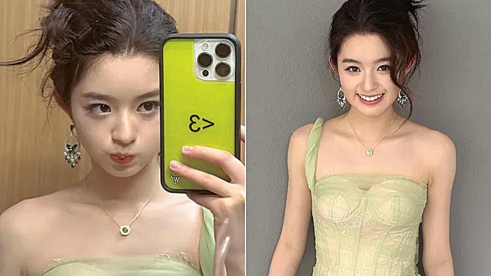 黄杨钿甜佩戴的耳环引发争议。