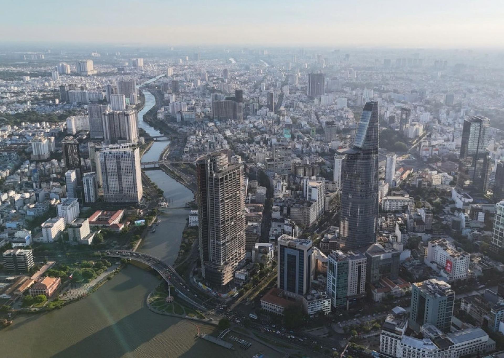 胡志明市一角。
