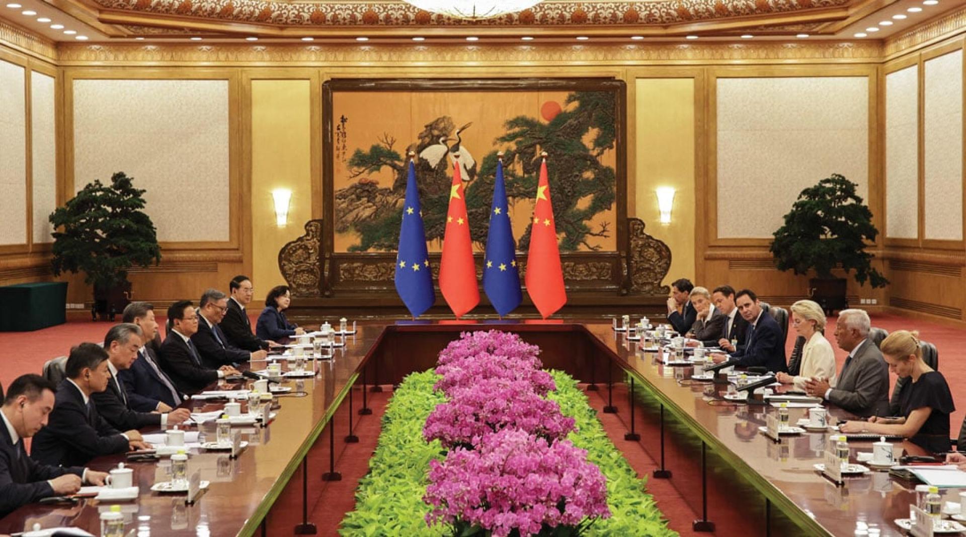 中国与欧盟领导人正在举行第25次欧盟—中国领导人会晤大会。