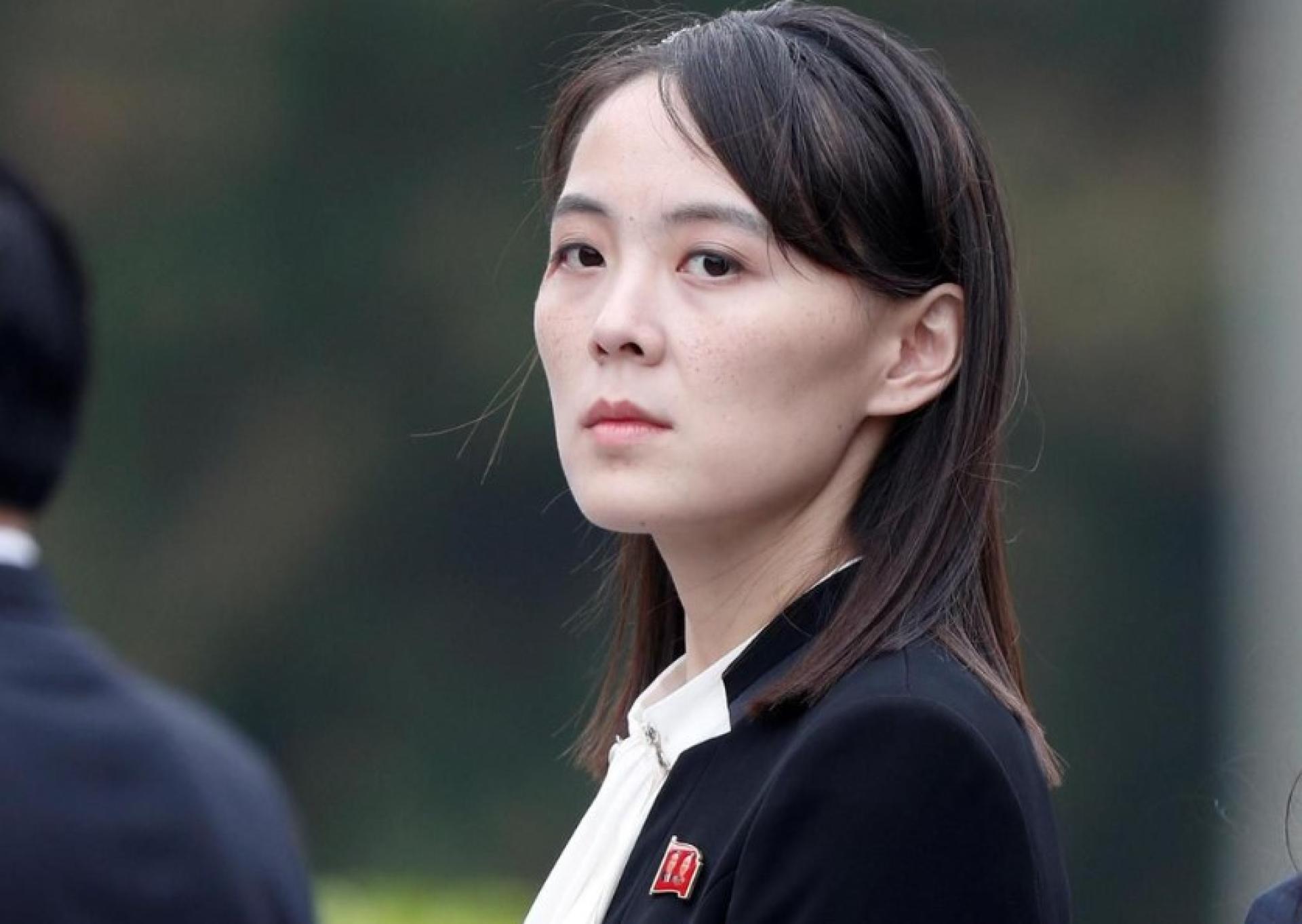 金与正7月28日说，无论韩国新政府采取何种姿态，朝韩敌对立场不会发生变化。 （档案照片）