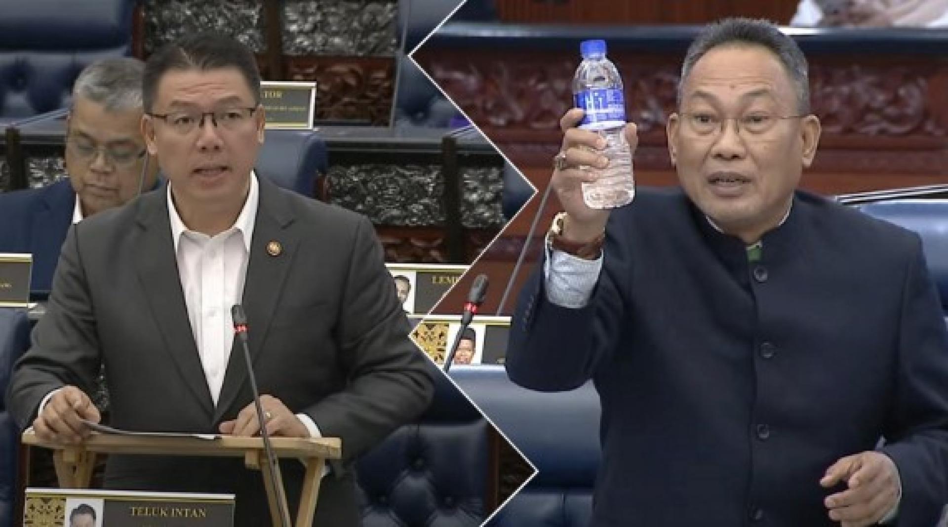 伊党本筒议员阿旺哈欣扛上倪可敏。