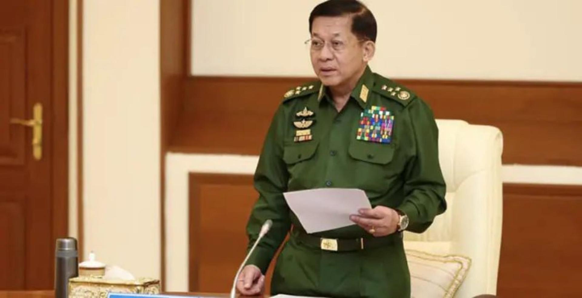 缅甸军政府最高领导人敏昂莱星期三确认，拟议的选举将于今年12月举行。