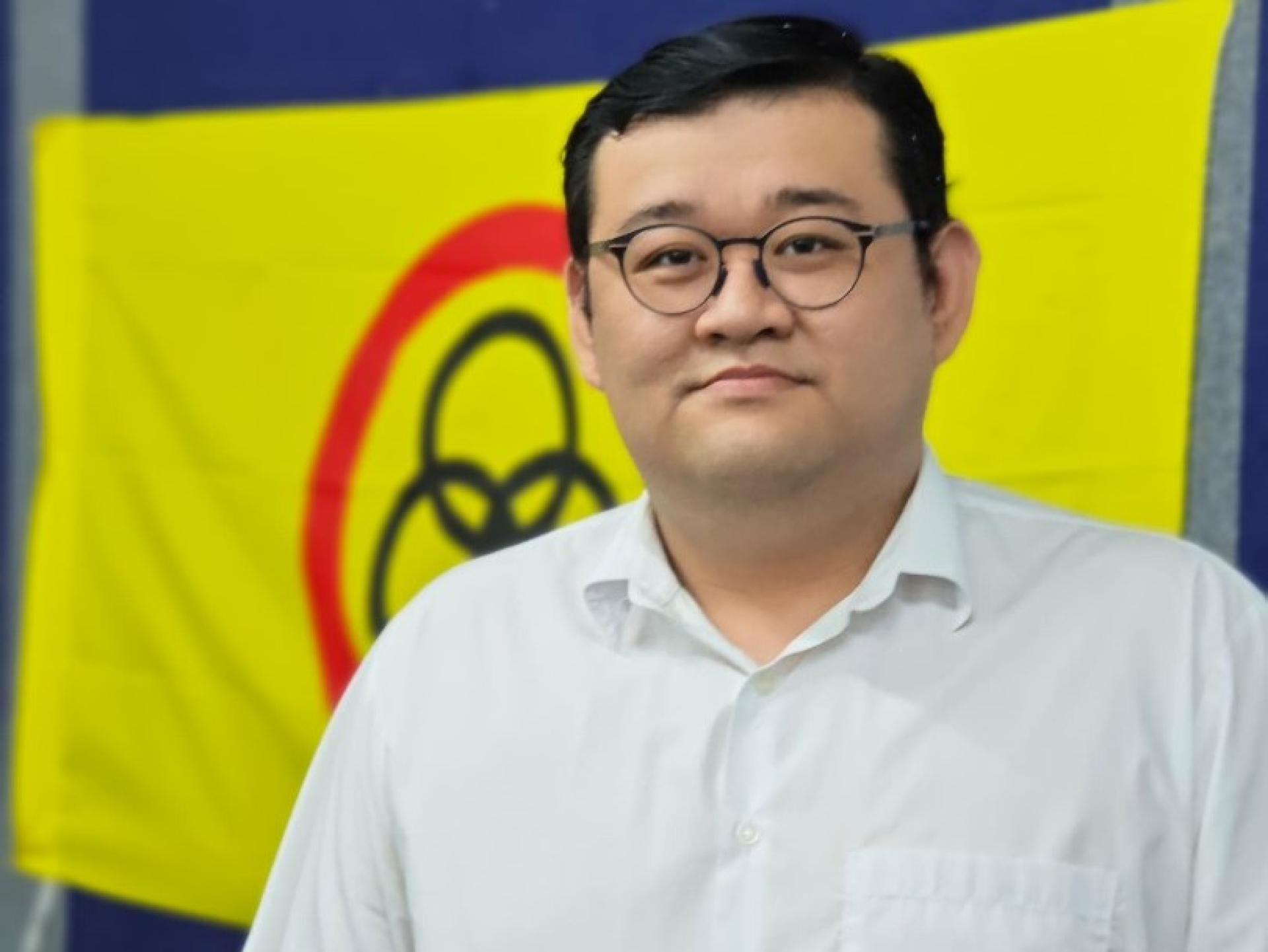 人联埔奕支部青年团副宣教秘书黄新涞。
