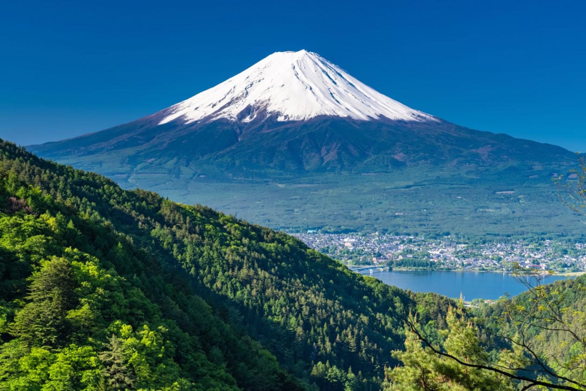 富士山。