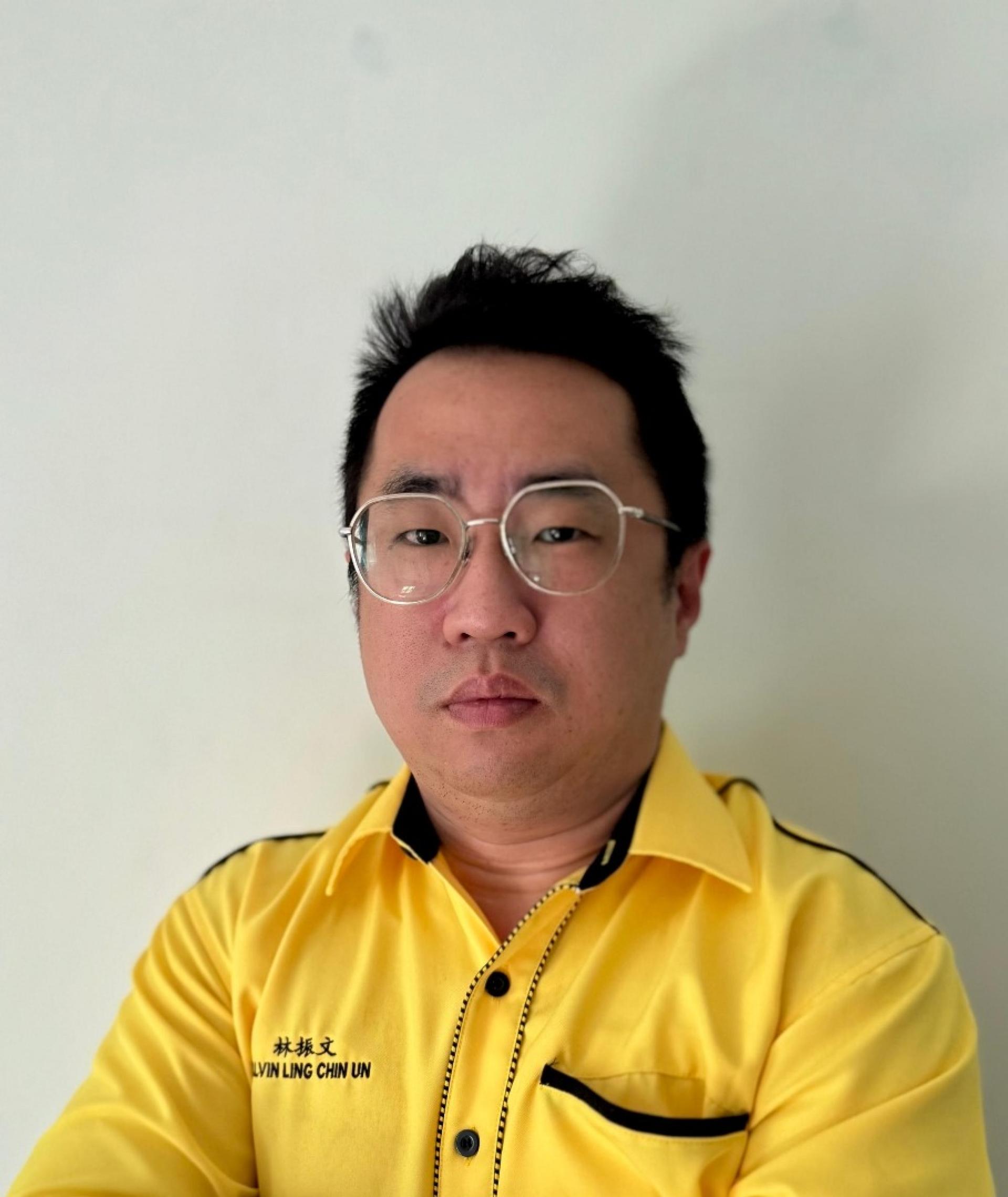 人联党埔奕支部执委林振文。