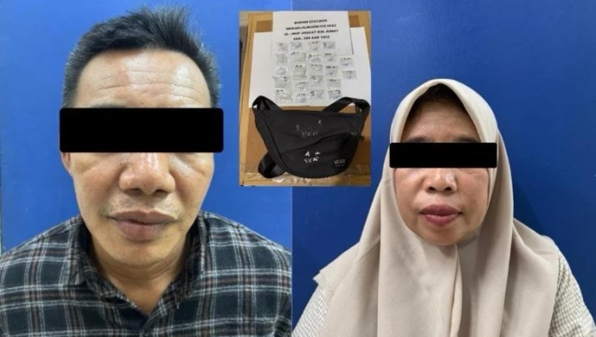 警方扣留嫌犯及毒品证物，作为后续调查行动的一部分。