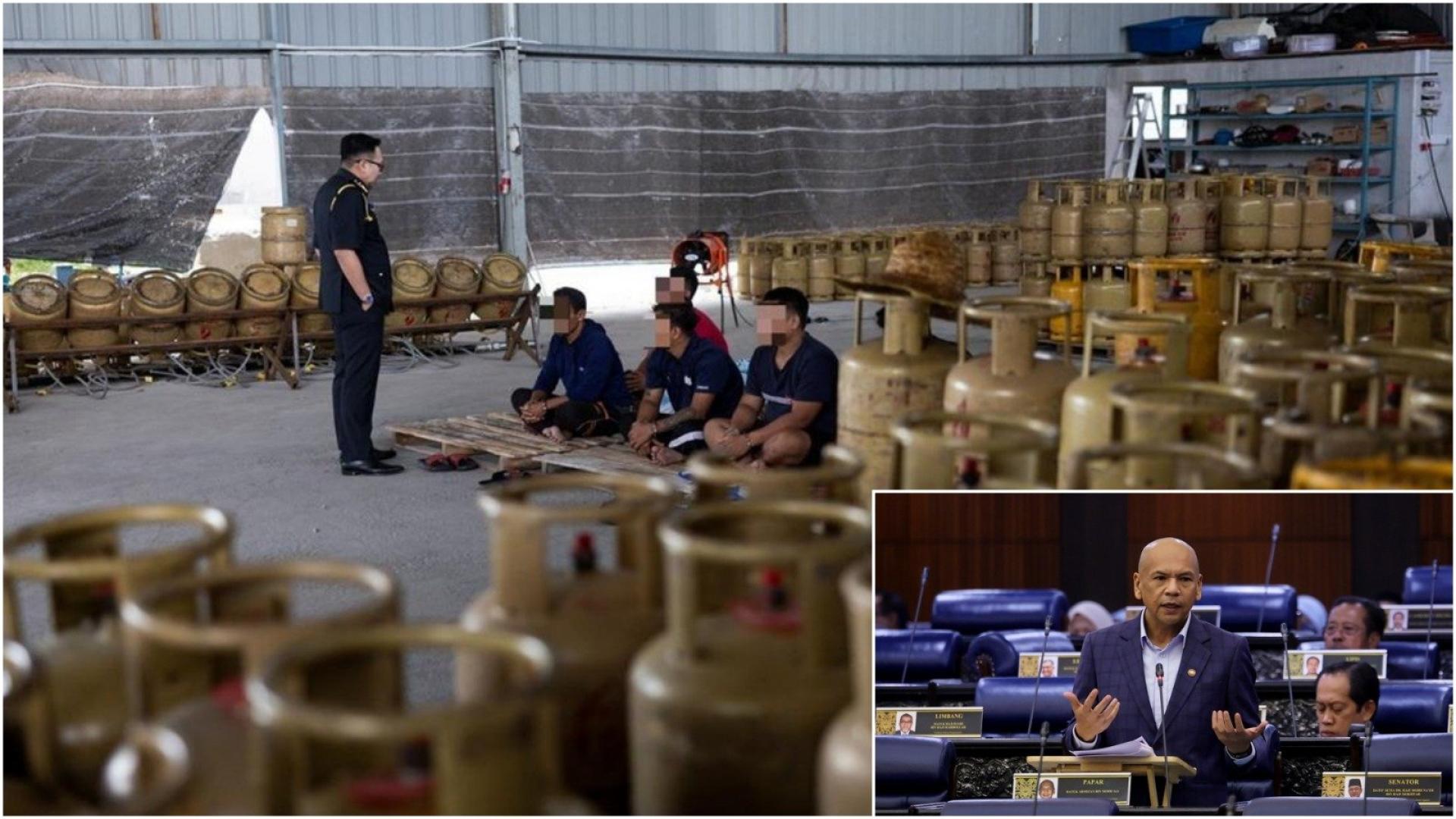 阿米占：严打行动查获168宗液化石油气滥用案，充公逾520万令吉。