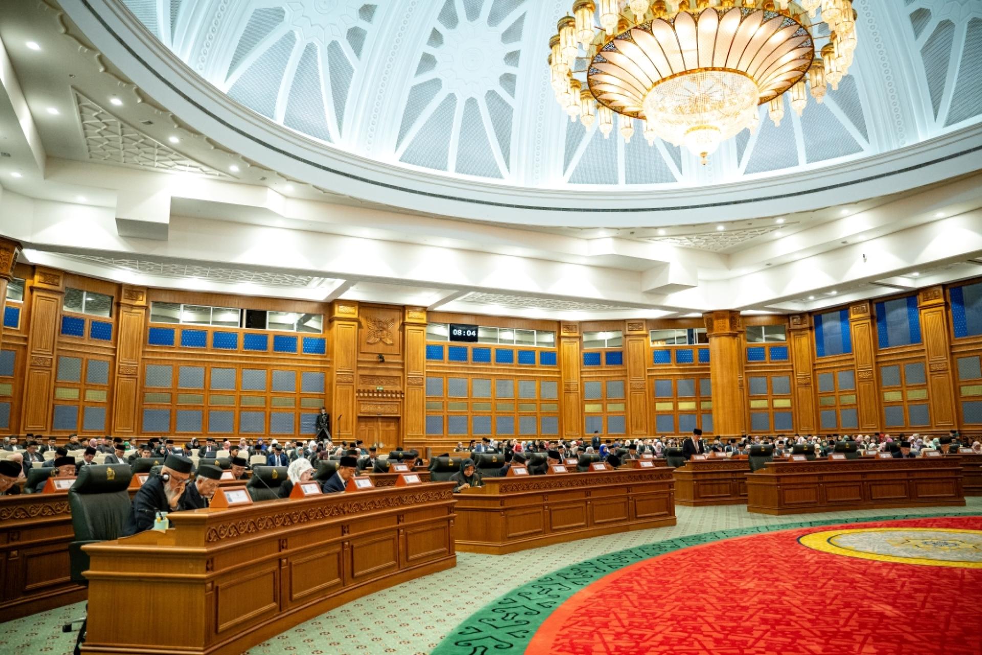 国会进行中情况。