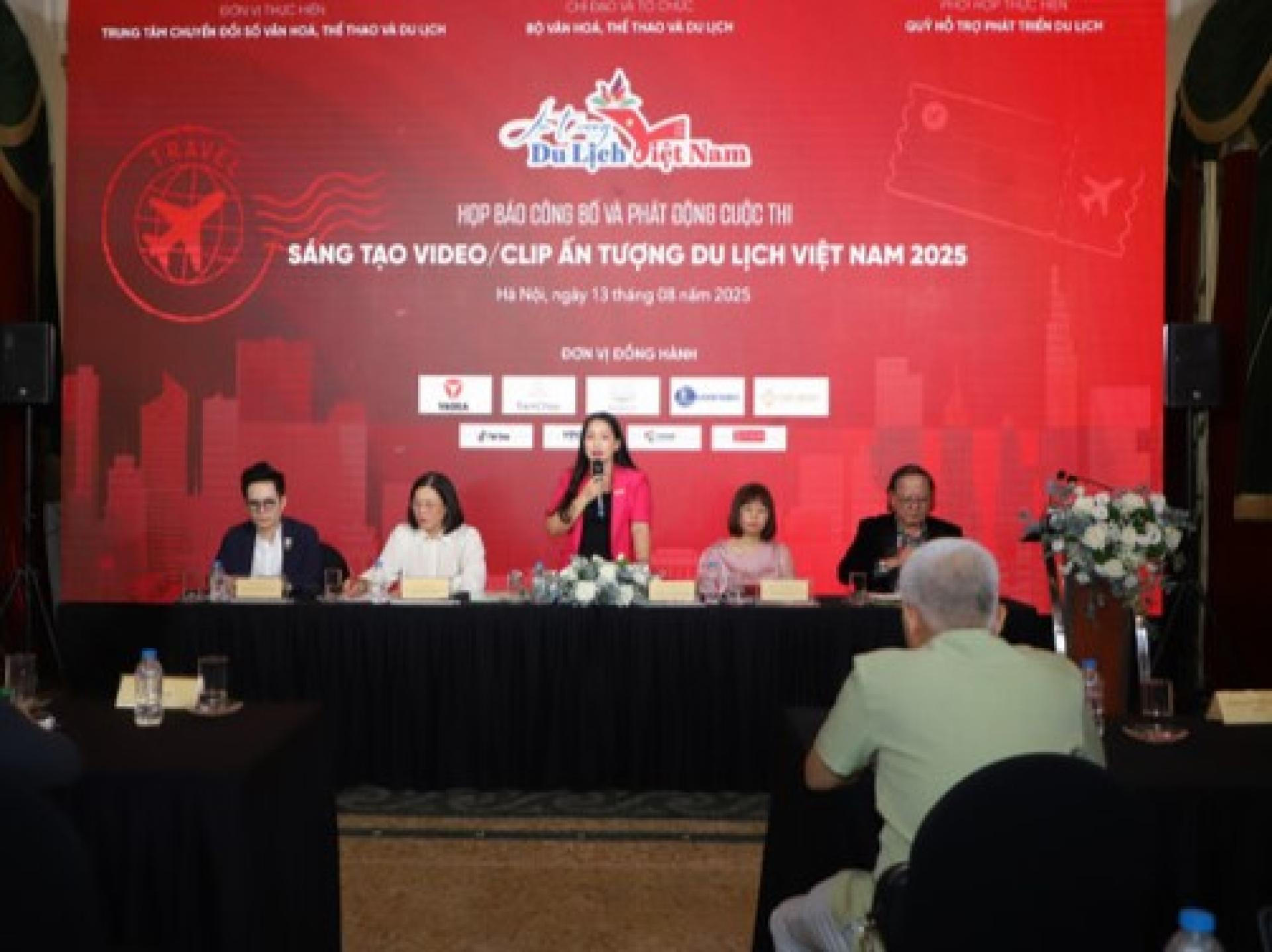 2025年“越南旅游印象”创意视频与短片大赛启动仪式。