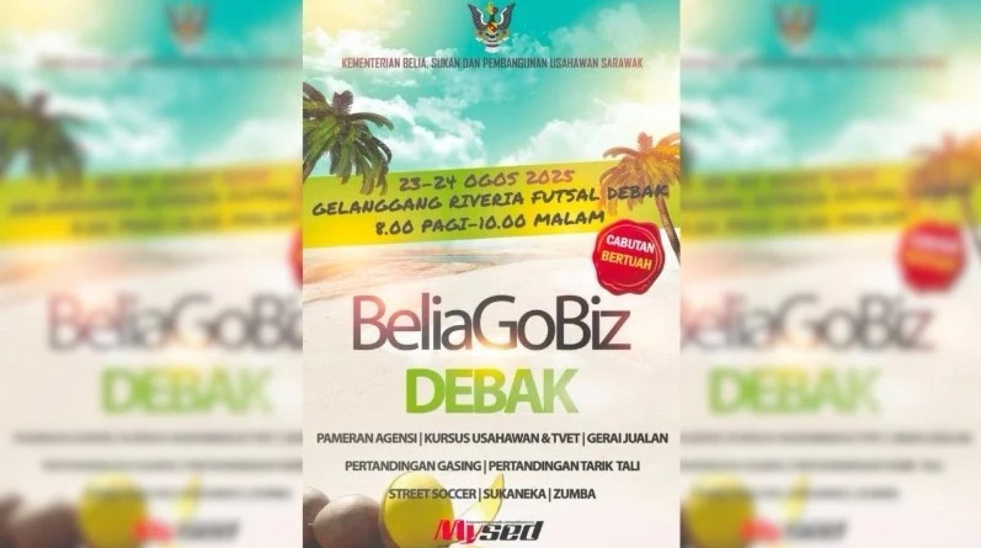 BeliaGoBiz德巴2025预计将吸引500名来自木中省的青年企业家参与。照片由MYSED木中省提供。