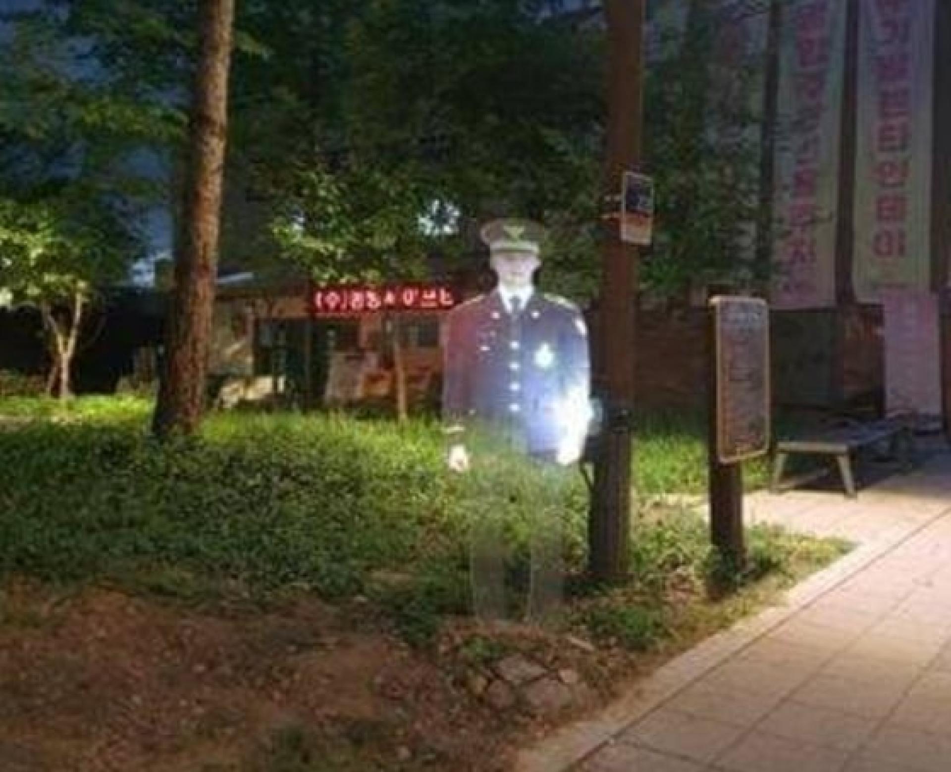 “警察”出现，附近的犯罪率大幅下降。