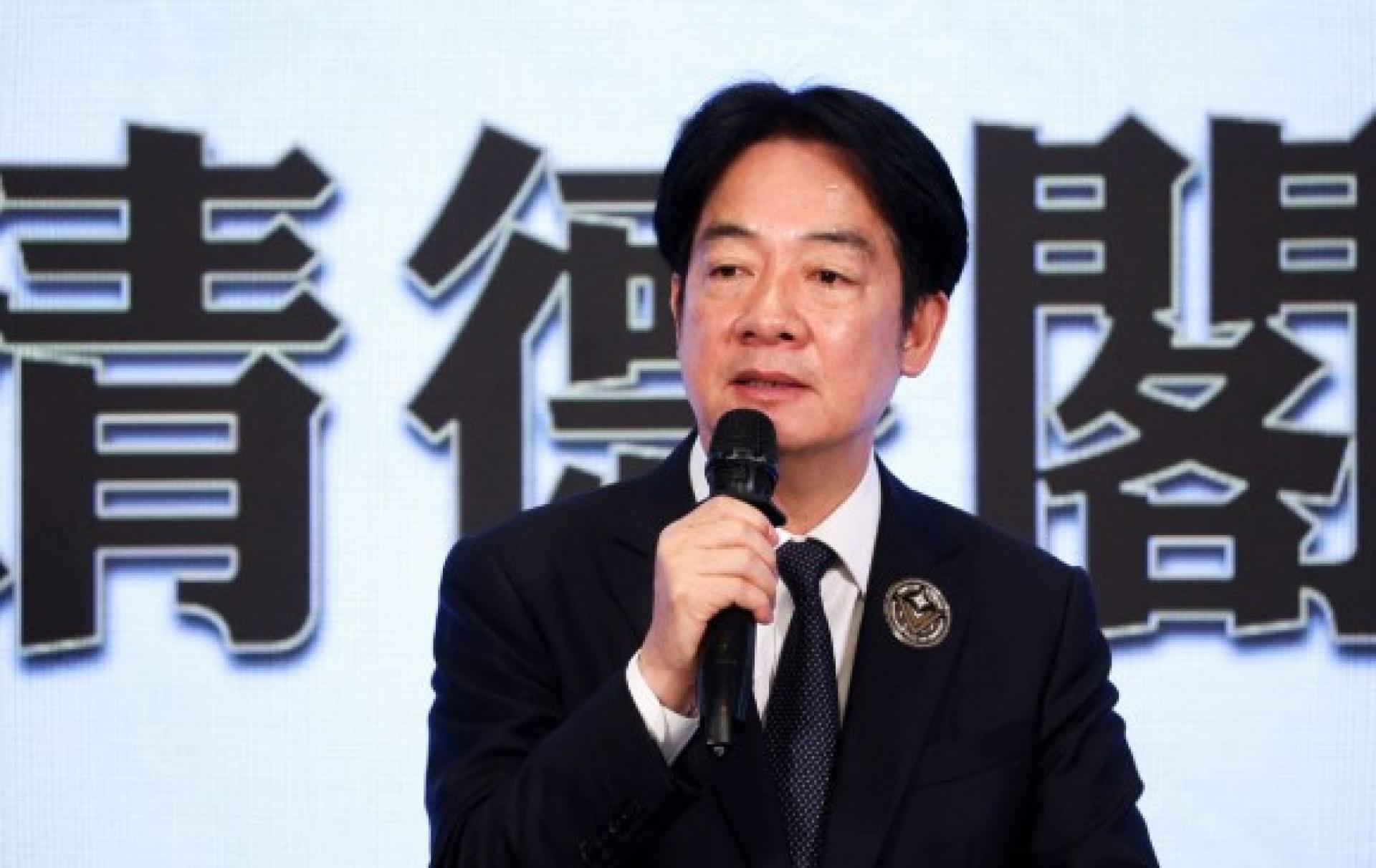 台湾领导人赖清德。
