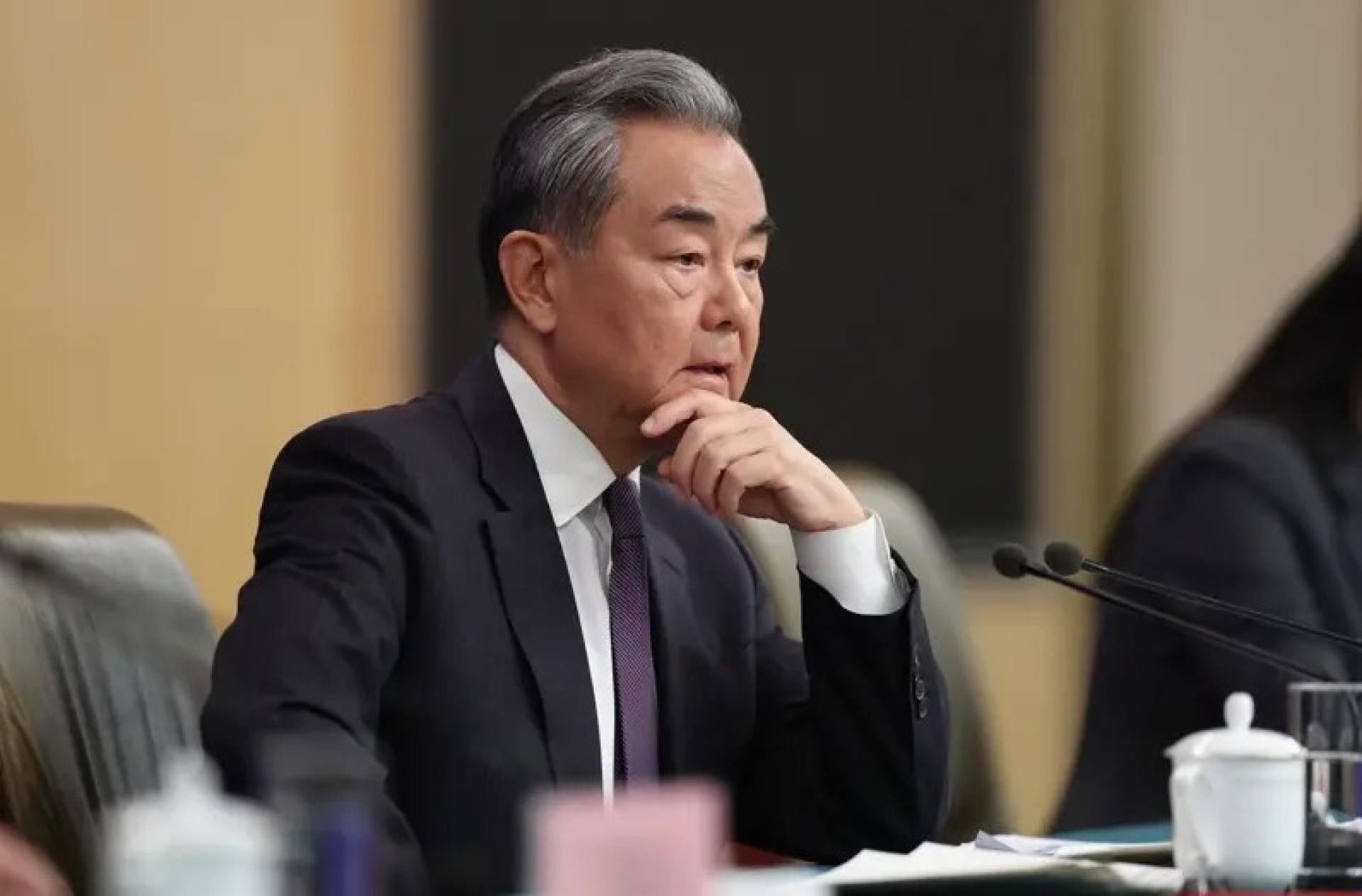 中共政治局委员、中国外交部长王毅