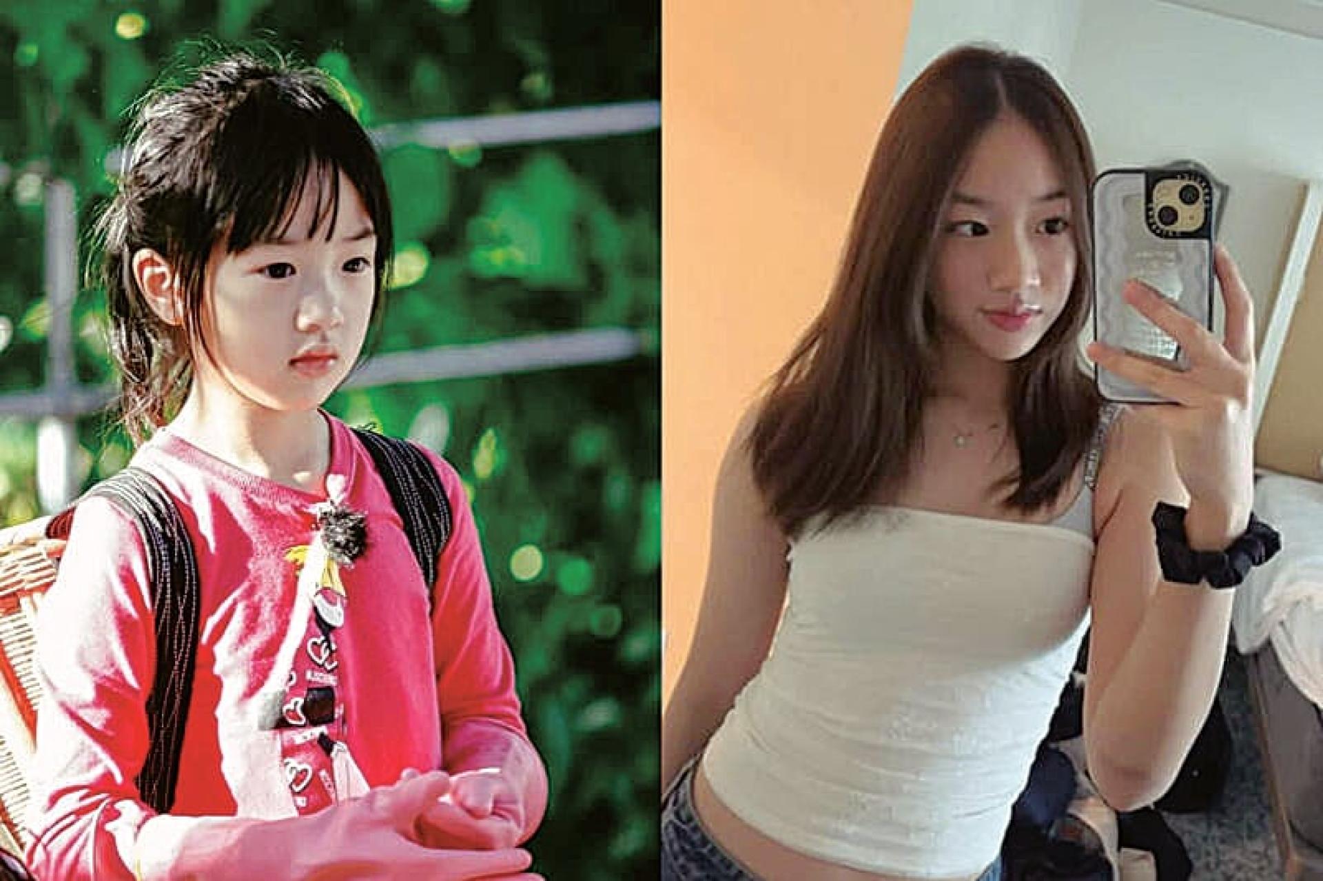 NeiNei已长成亭亭玉立的少女。