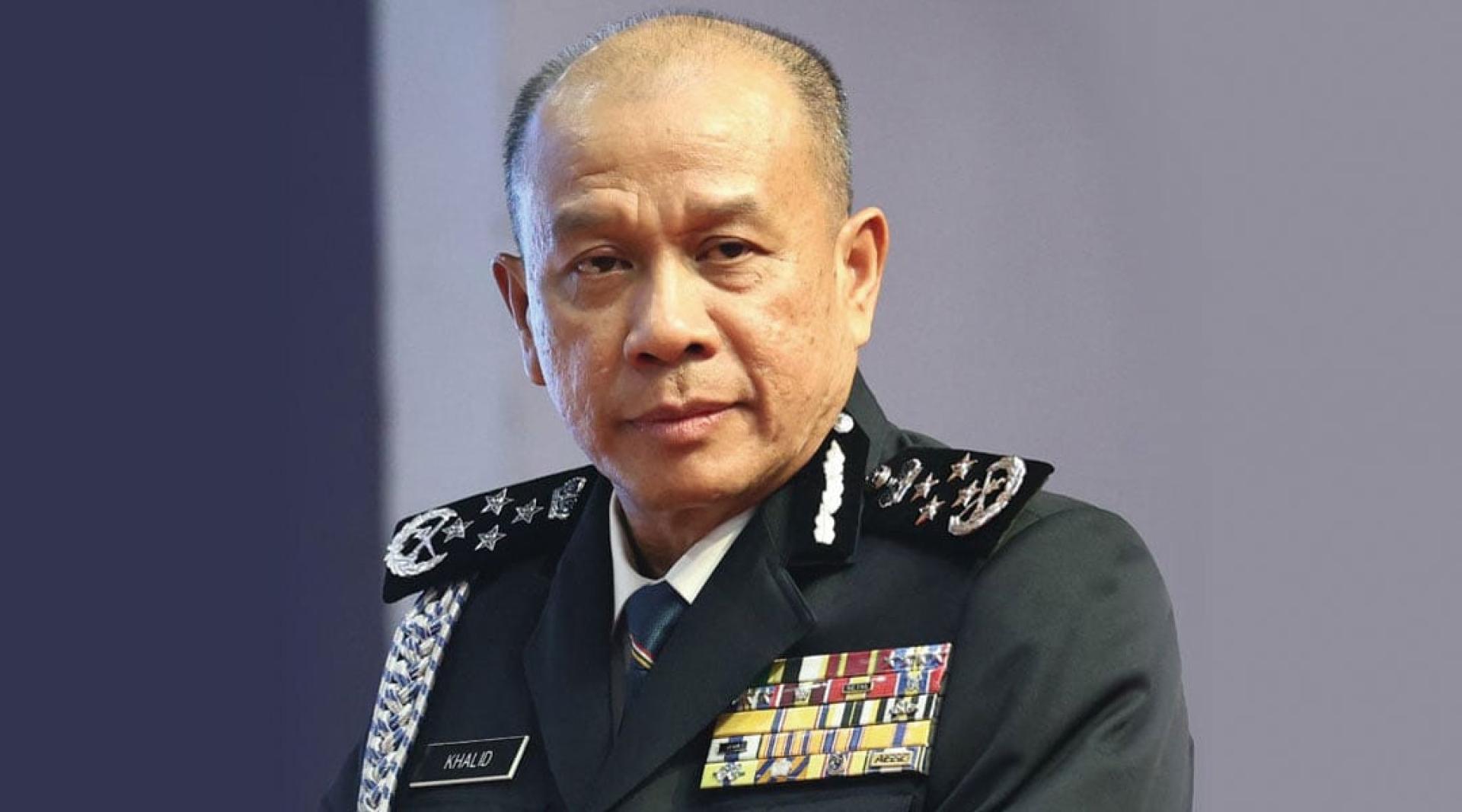 全国总警长拿督斯里卡礼。