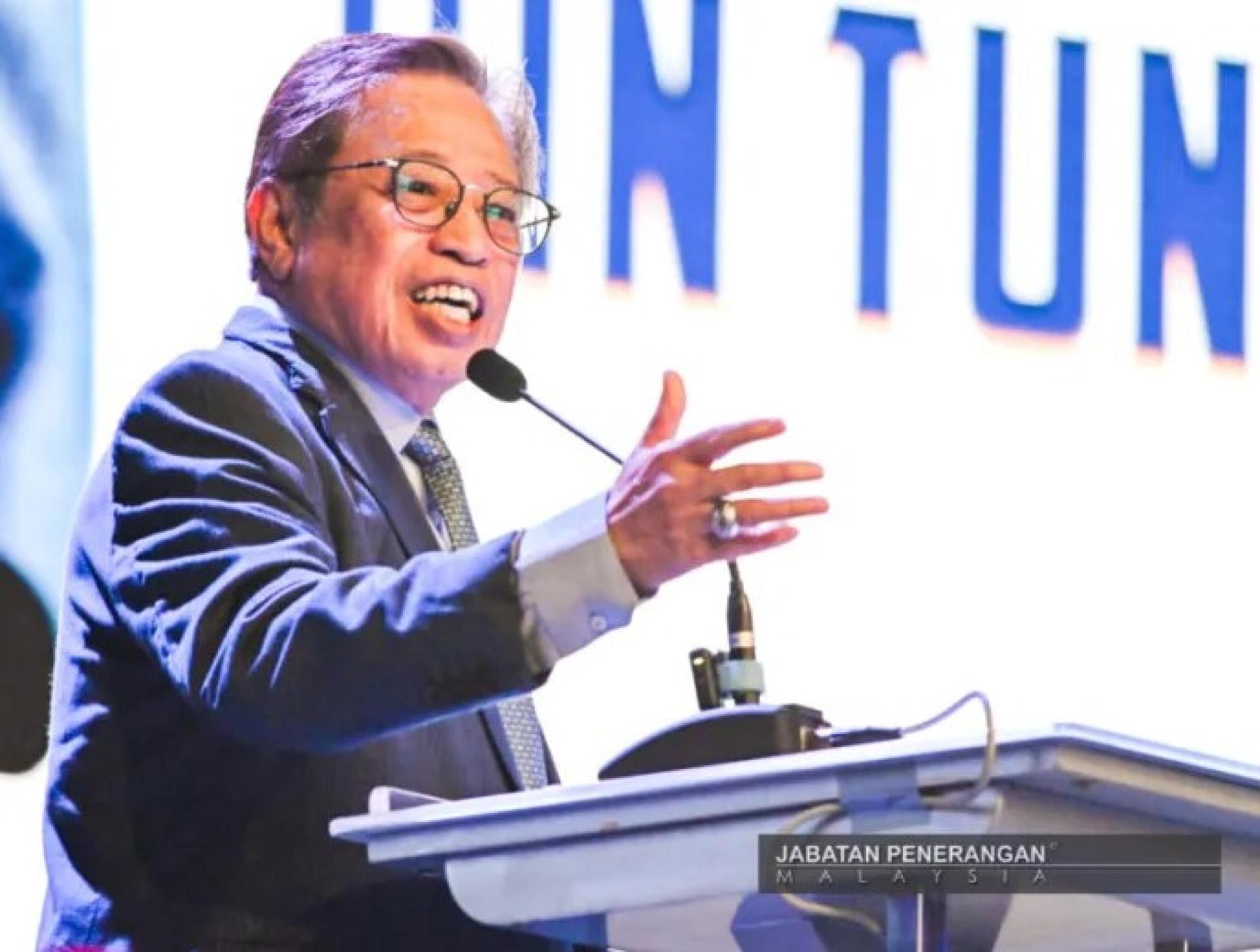 Abang Johari delivers his keynote address during the Sarawak Integrity Day 2025 at the Borneo Convention Centre Kuching (BCCK) on Aug 28, 2025.