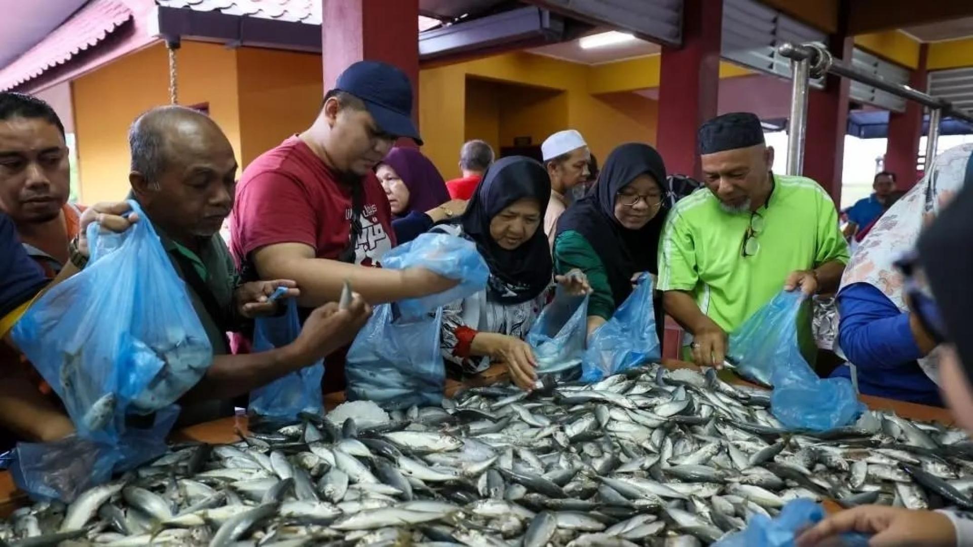 鲭鱼/沙丁（ikan selayang）深受大马人喜爱，在本地渔获量中排第一。