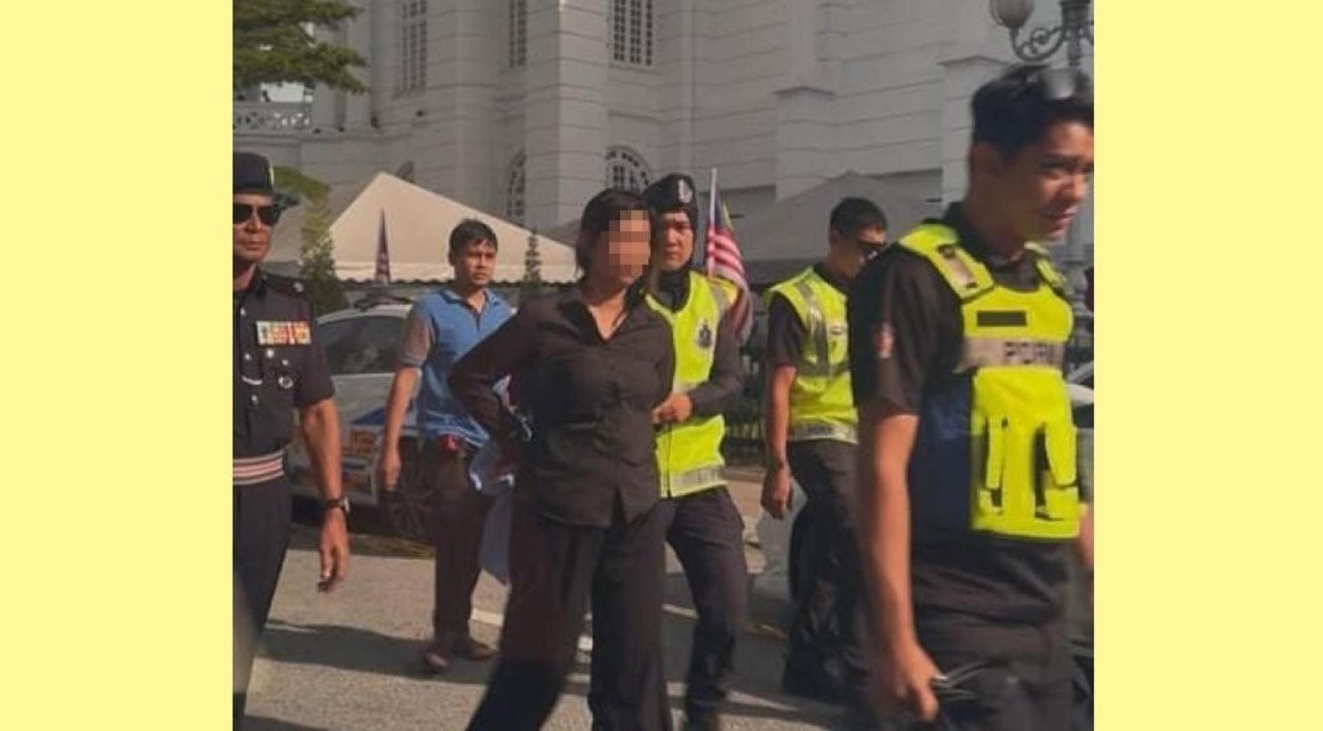 全国警察刑事罪案调查总监拿督古玛说，国庆日当天闯入霹雳州国庆庆典舞台及冲向霹雳苏丹纳兹林沙的是一名41岁巫裔女子，非网传的华裔女子。