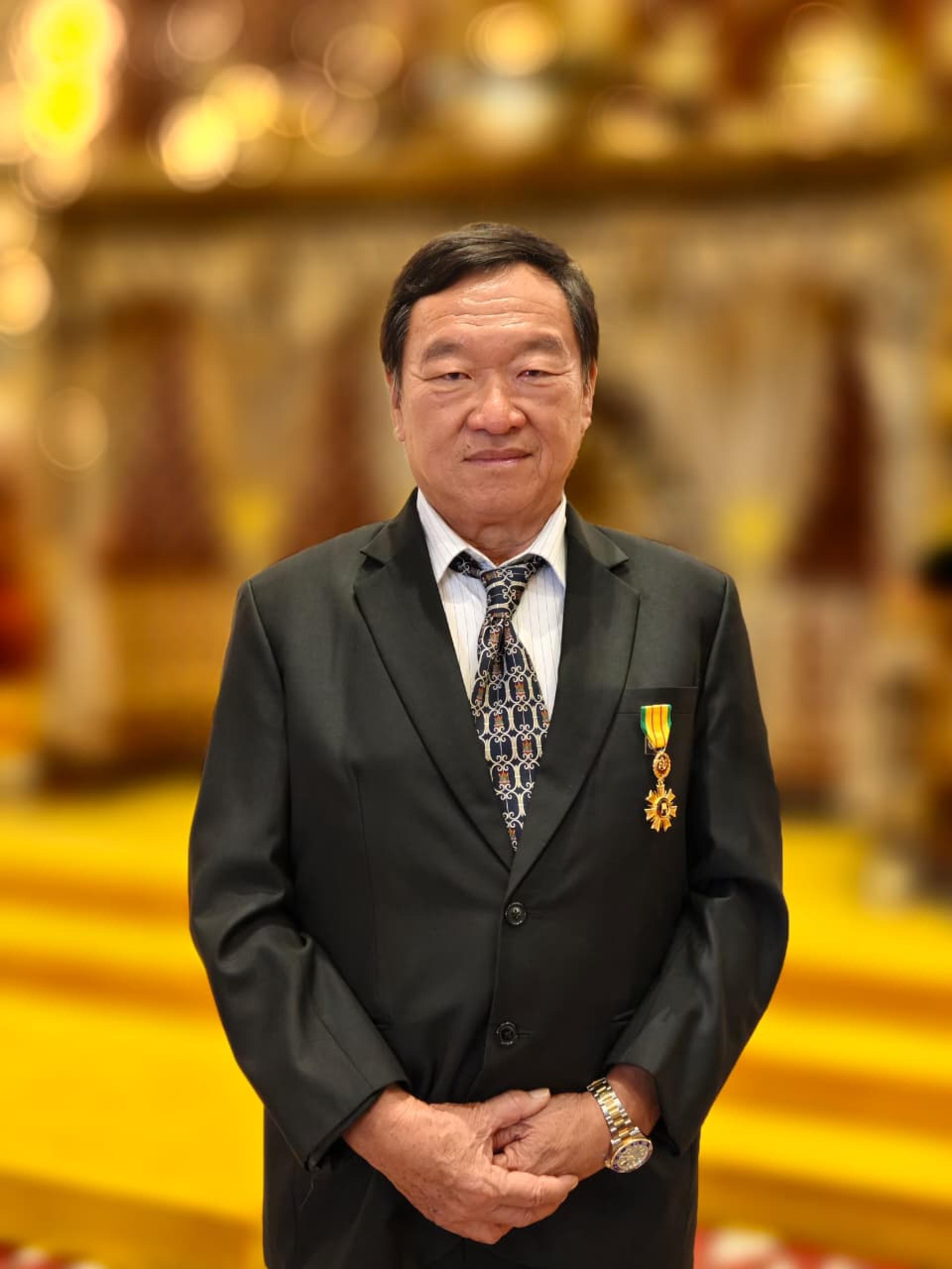 顺利集团执行董事王一添获御赐P.S.B有功勋章（图由摄影师黄至平提供)