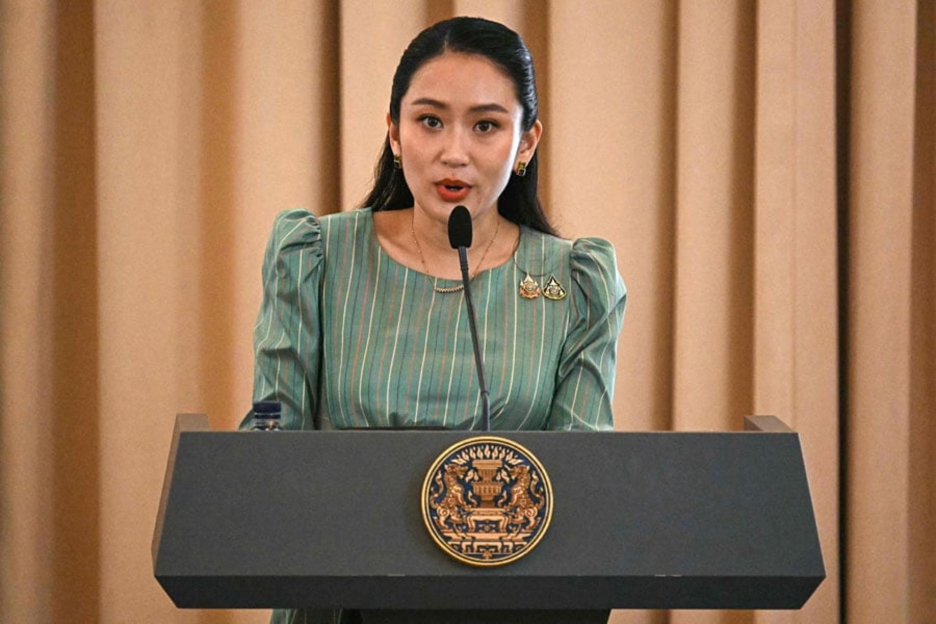 泰国前首相佩通坦。