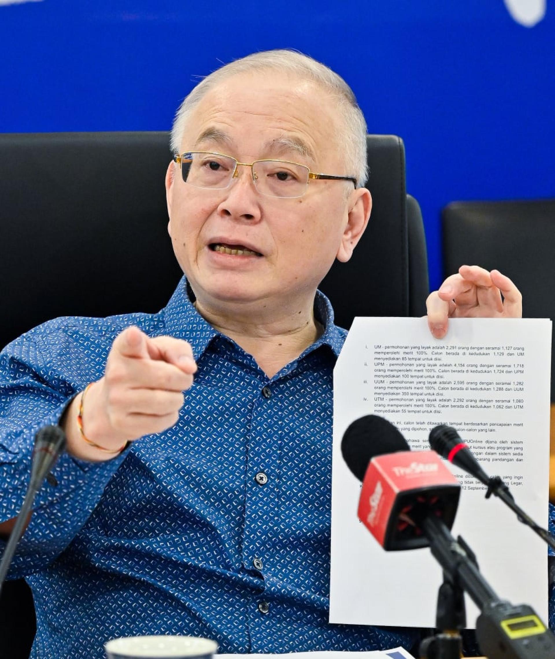 魏家祥强调，在大学招生制度上的言论都是事实，他不会做出任何道歉。