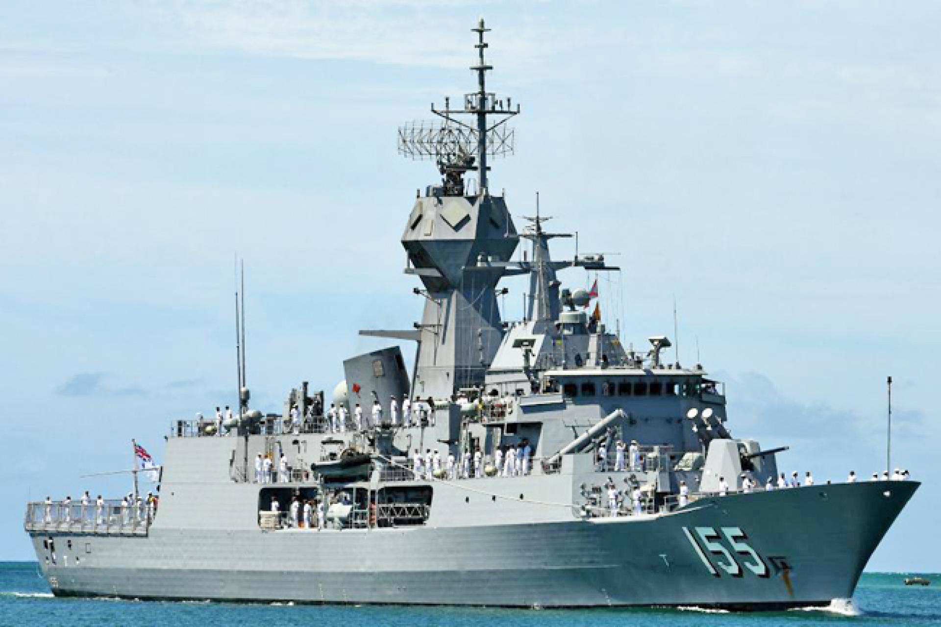 澳大利亚ANZAC级护卫舰HMAS Ballarat号
