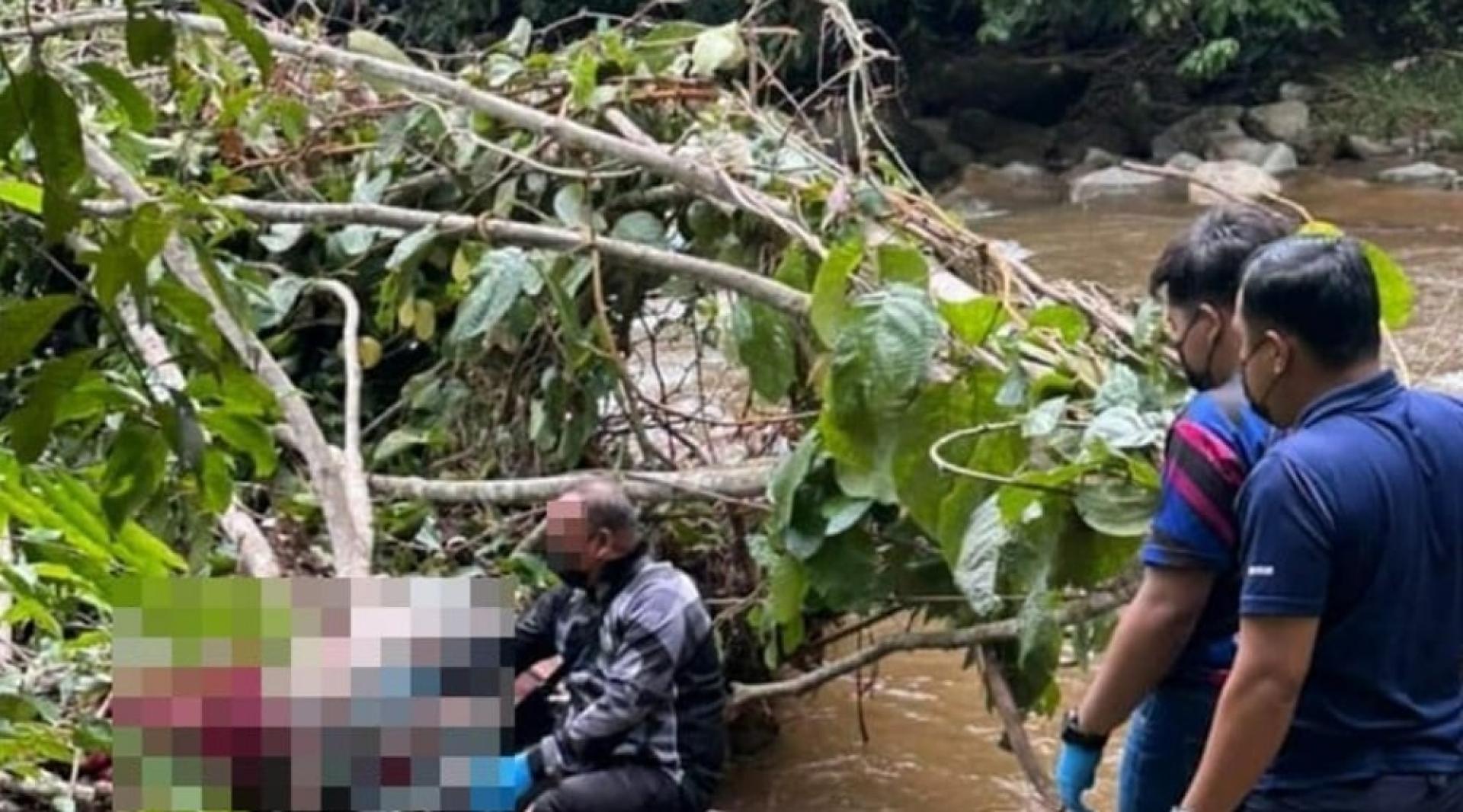 警方抵达现场后，发现一个被水流冲至河岸并卡在树干上的可疑包裹，经初步调查证实，该包裹里疑似装有人类遗体，但死者身份尚未确定。