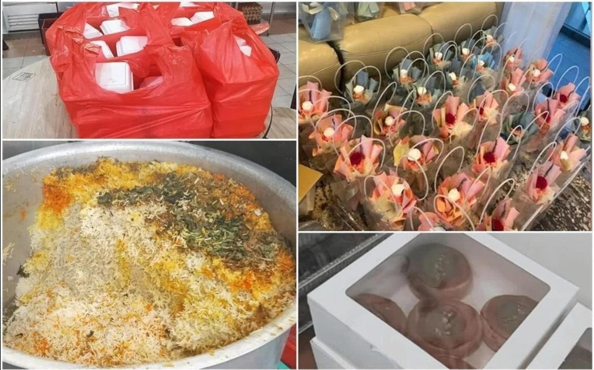声称中招的商家包括白白准备了150份鸡肉及羊肉印度黄姜饭的回教食物摊位“Muhammad Shazain Faiha Muslim Food Paradise”、50个花束的网络花店业者Kiki Florist，以及准备了价值1500元糕点的面包店。