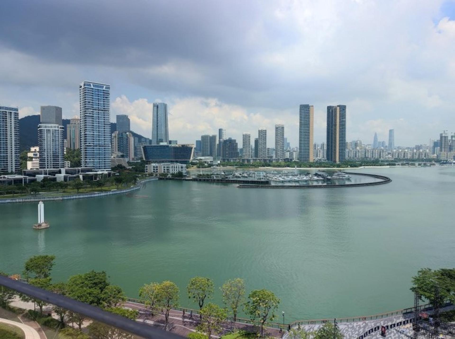 9月22日，深圳湾公园景象。