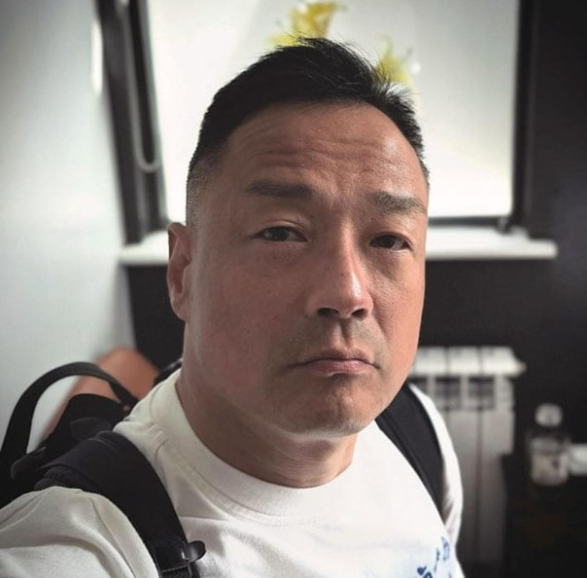王喜突在社群平台控诉在台遭人跟踪。