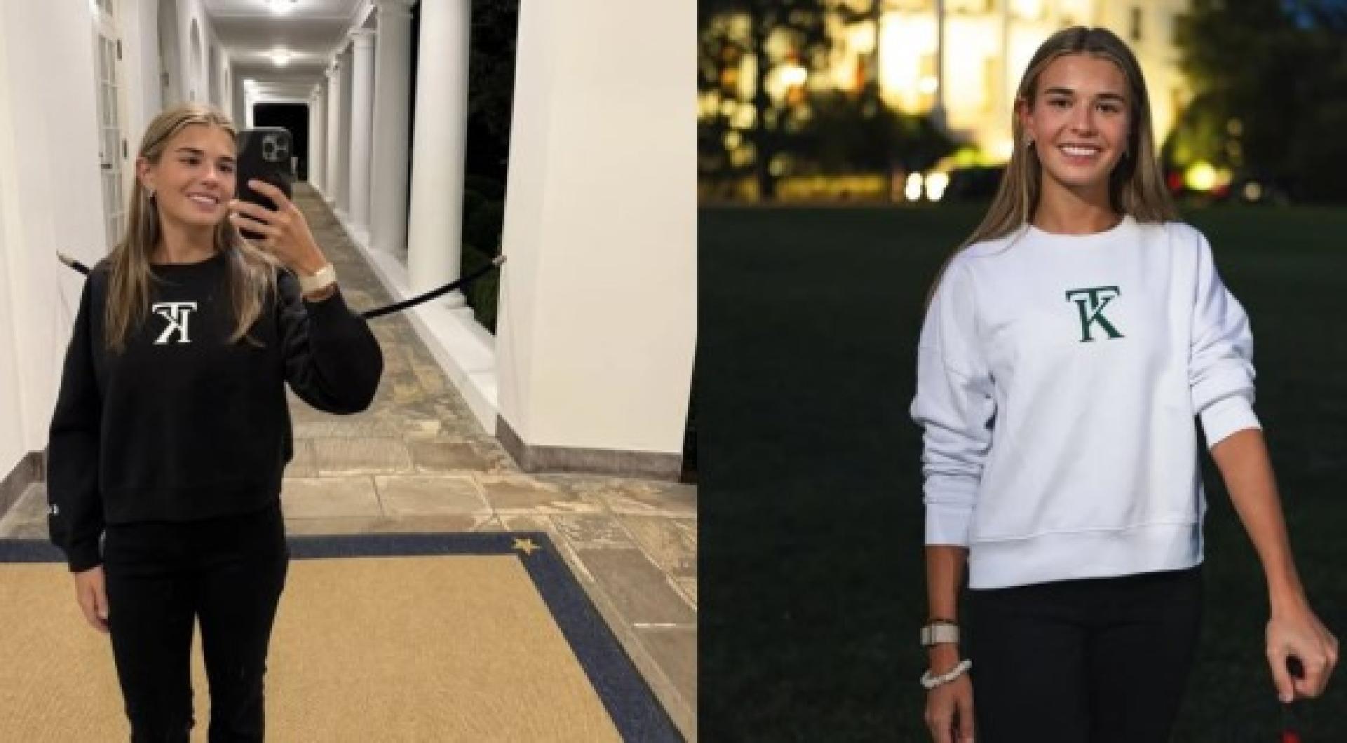 特朗普18歲孫女自創品牌運動衫一件130美元- 联合日报