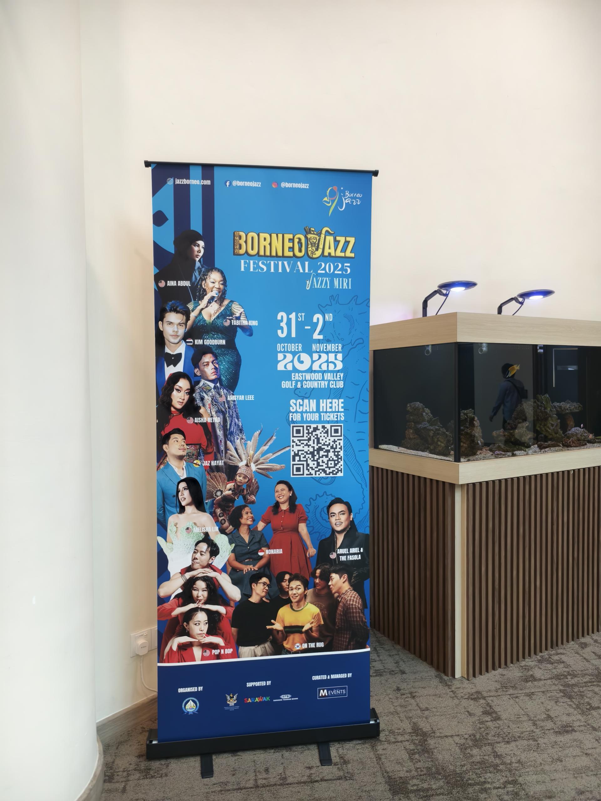 第19届婆罗洲爵士音乐节10月31日登场，来自美里及国际艺人共聚舞台，三晚呈献“爵士美里”盛会。