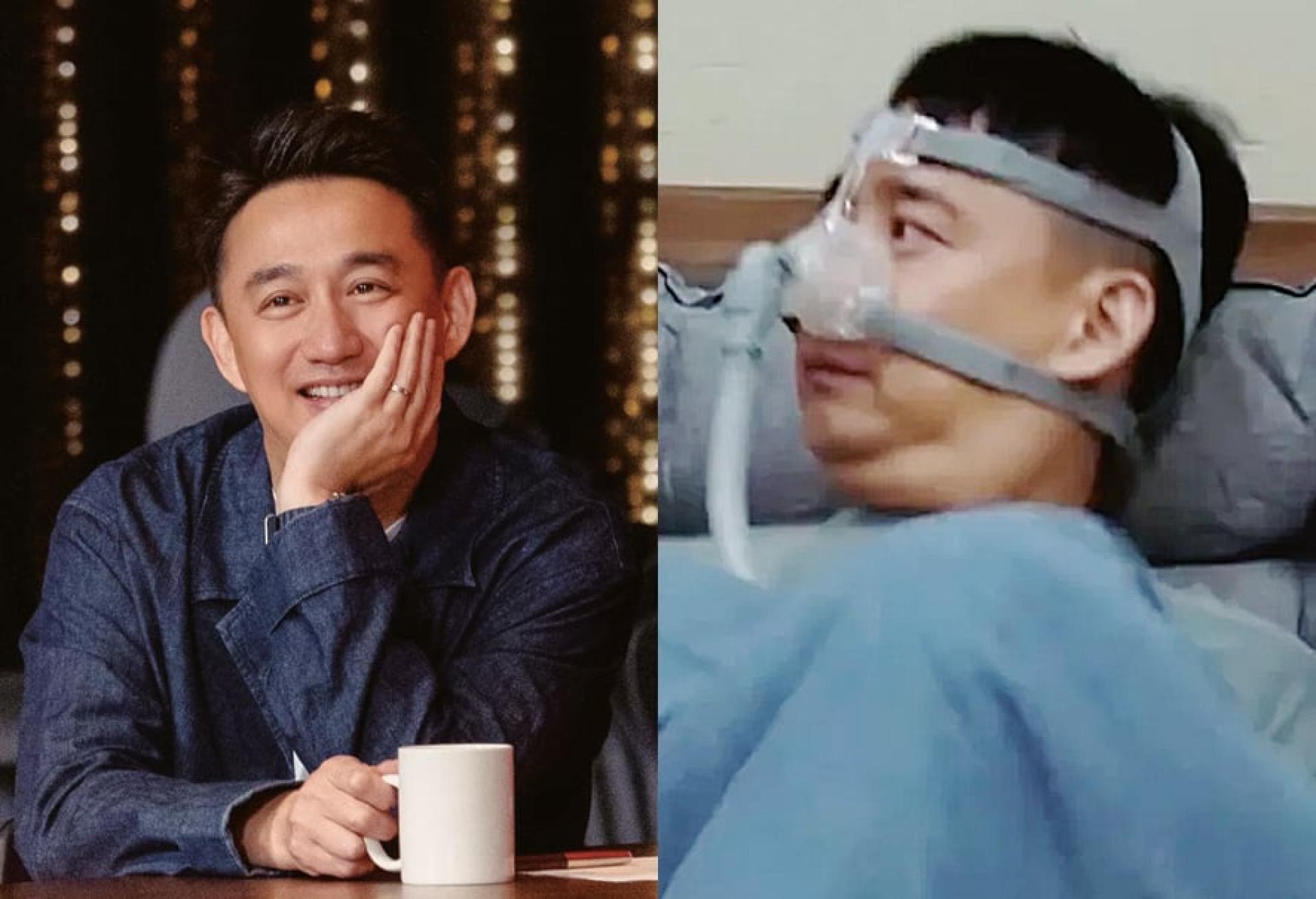 黄磊在实境节目戴呼吸器睡觉，引起网友讨论。