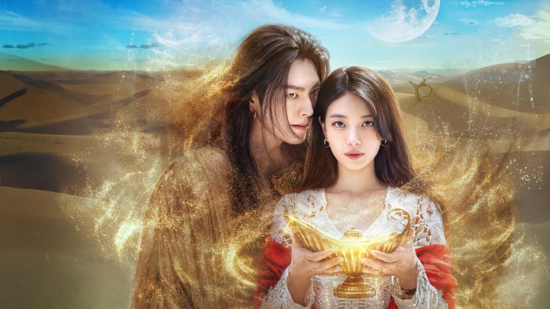 韩国“国民初恋”秀智和男神金宇彬主演《许愿吧，精灵》。
