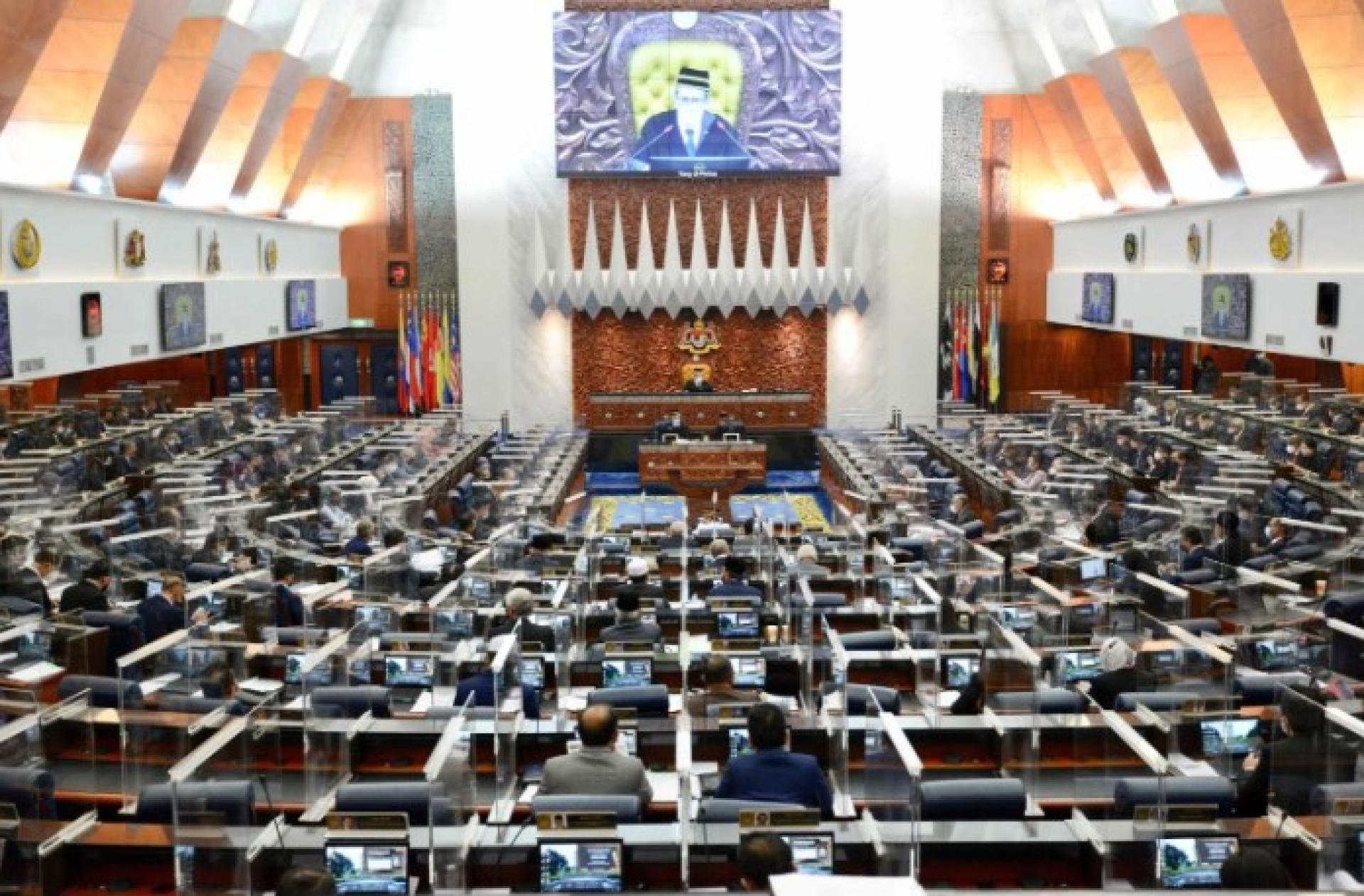 马来西亚国会下议院会议现场。