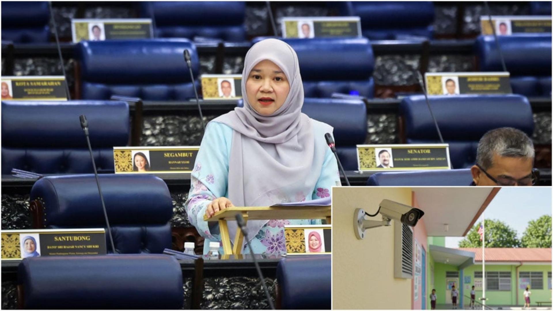 法丽娜表示,过去两年有霸凌案记录的学校将优先装置闭路电视系统。