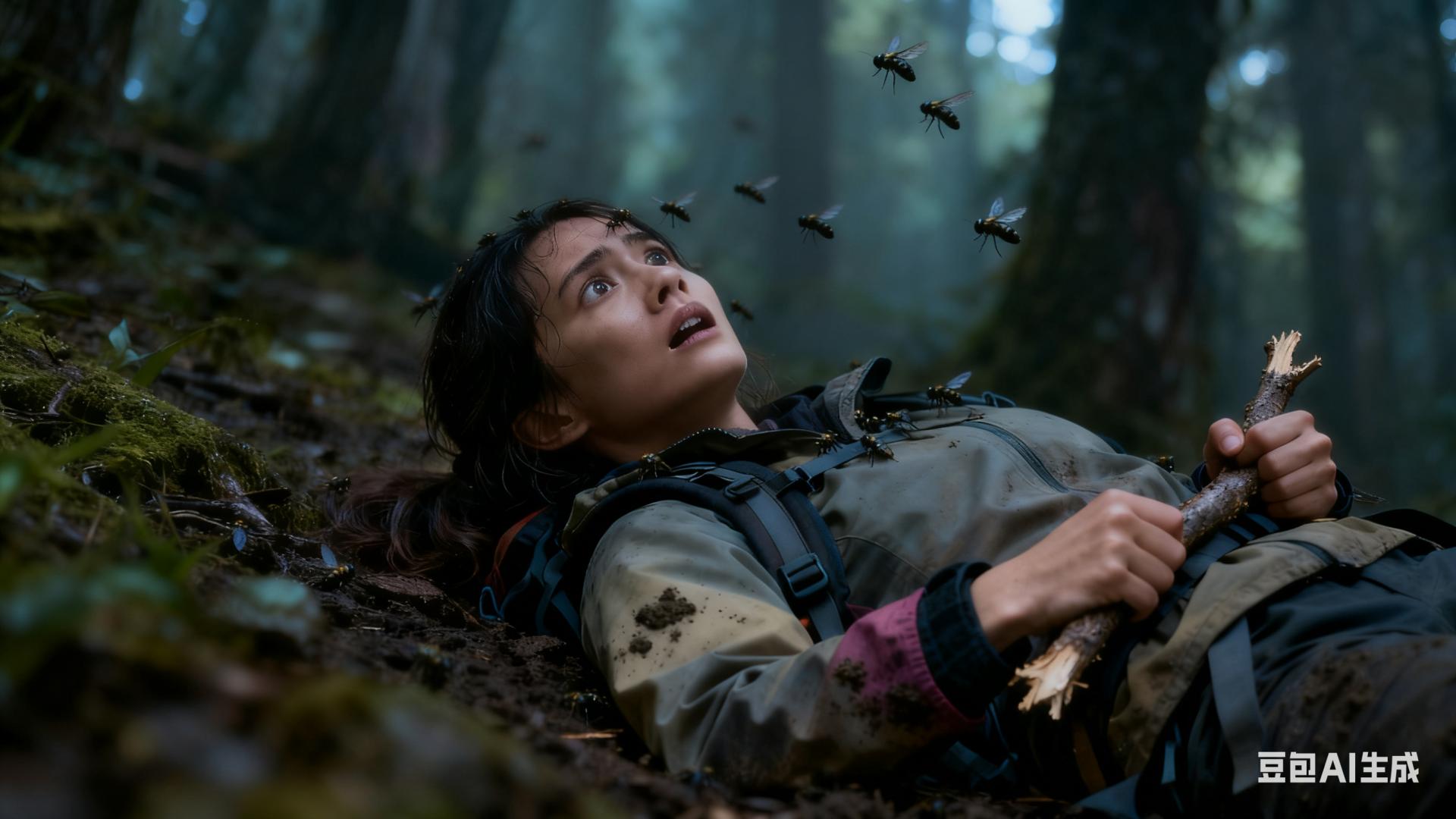 一名女子在社交媒体分享惊险经历，指自己首次登山时因行动较慢，被登山团体遗弃在山中。（AI 生成示意图）