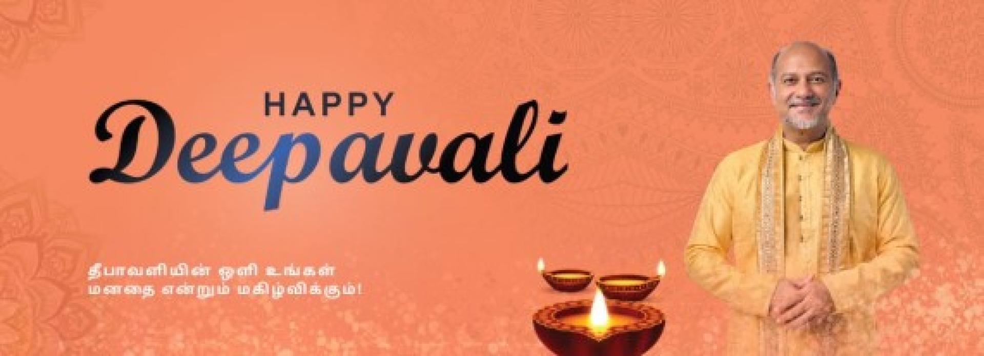 哥宾星：祝所有马来西亚印裔同胞屠妖节快乐。