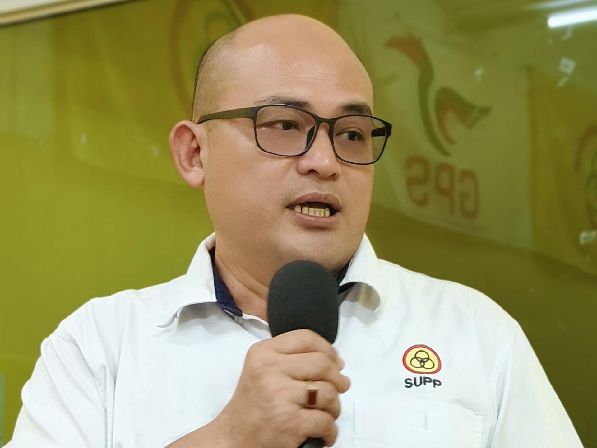 砂拉越人民联合党英吉利里支部主席兼砂总理署政治秘书柯若诚。