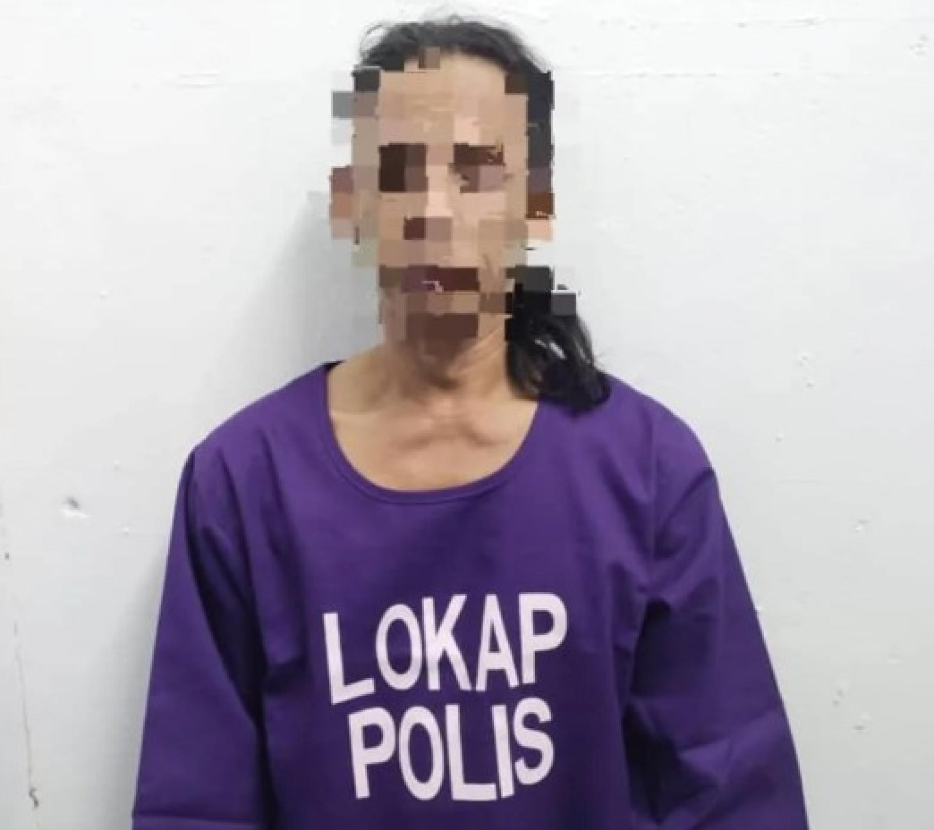 昨日在砂拉卓市镇被捕的吸毒者。