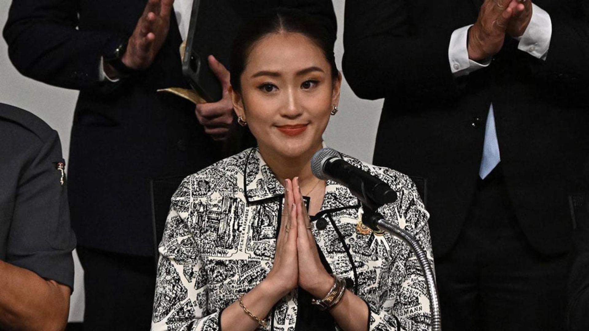 泰国前首相佩通坦。