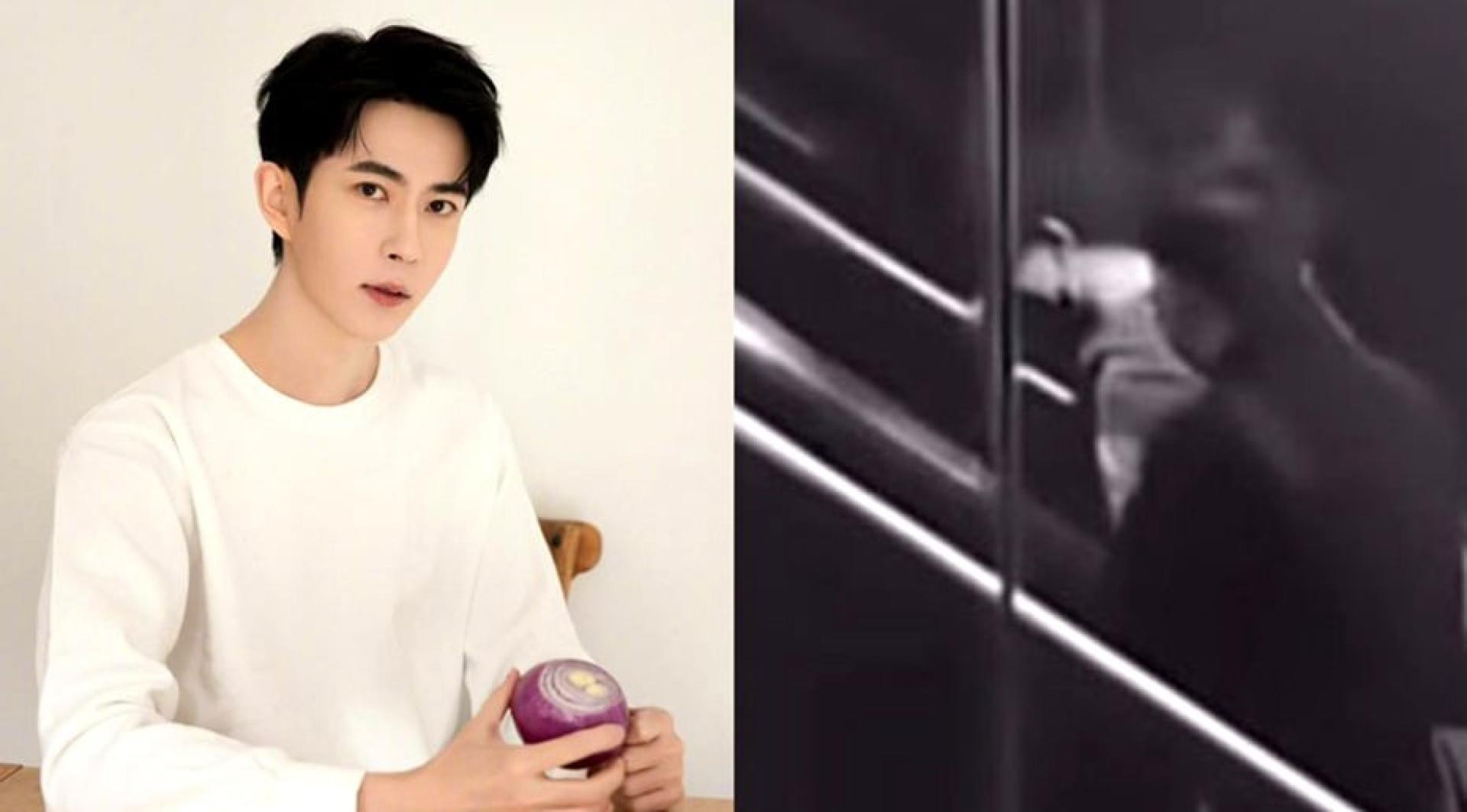 于朦胧坠楼身亡,再度流出一段疑似他生前的“最新监视器画面”。