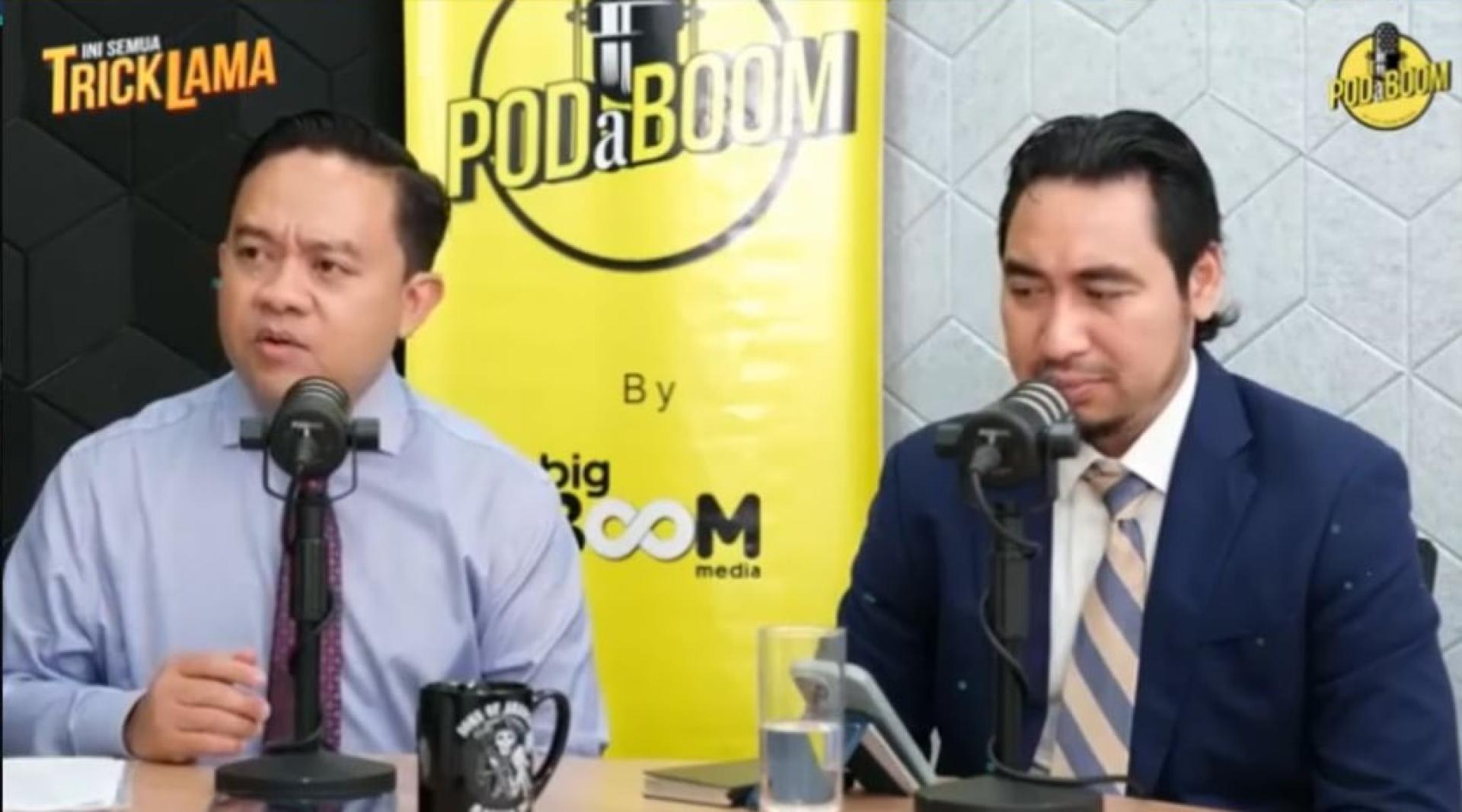 旺赛夫(左)指,韩沙再努丁也被纪律委员会传召;右为袁怀绍。