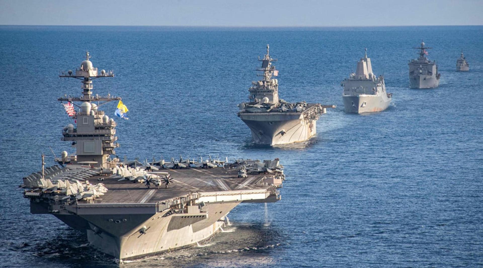 “福特”号航空母舰。(档案照)