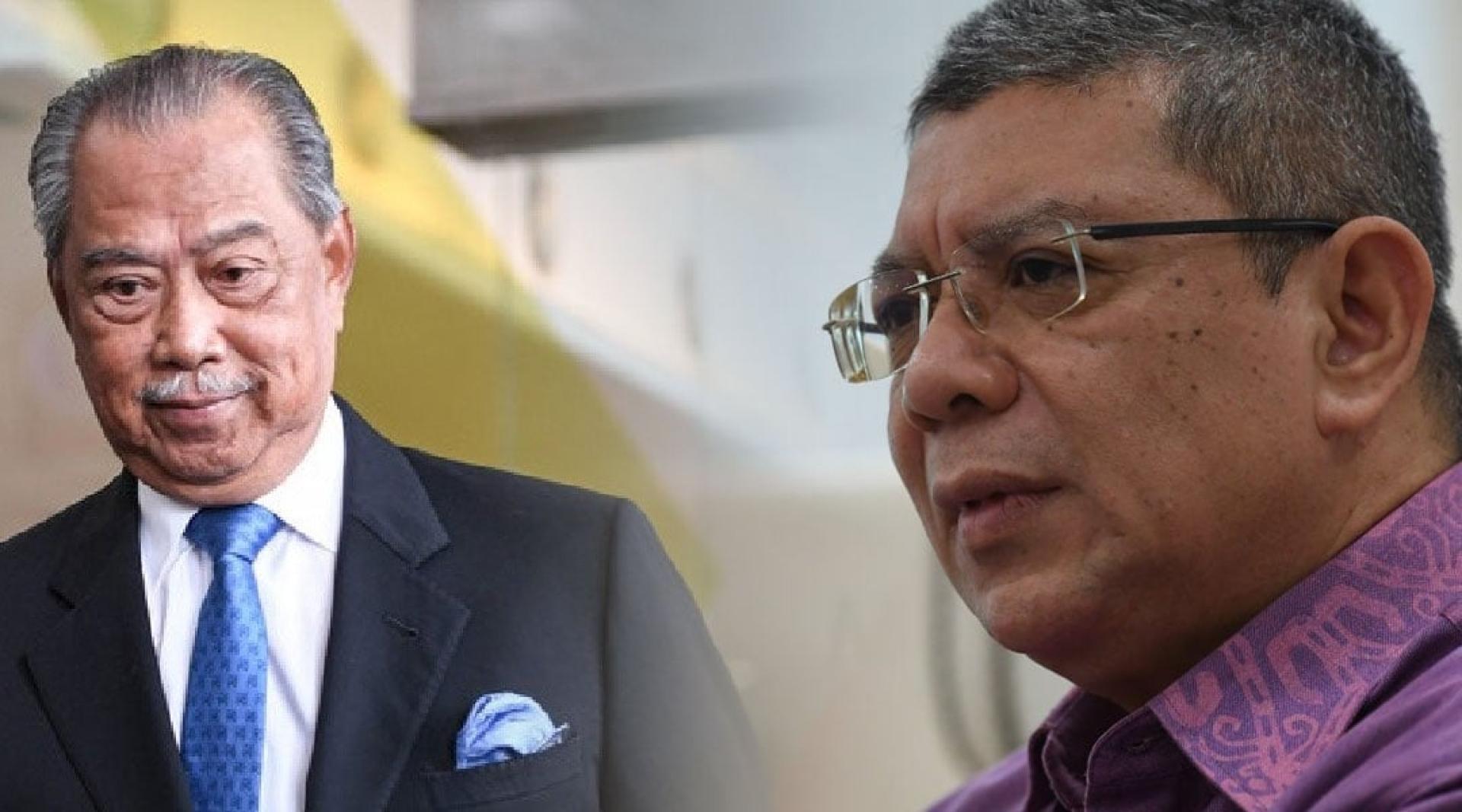 赛夫丁阿都拉(右图)因多次公开批评慕尤丁(左图),其国盟彭亨主席职已正式被撤。