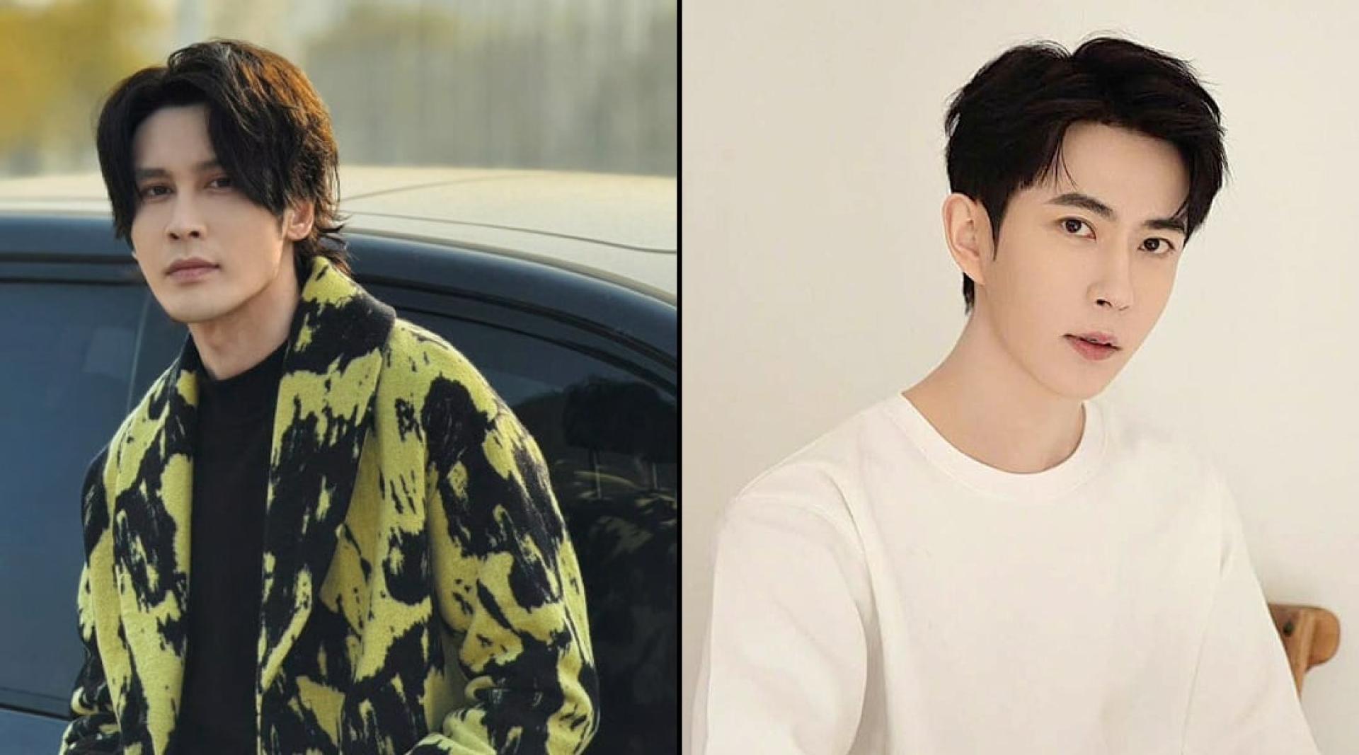 居来提（左）痛失好友于朦胧（右）。