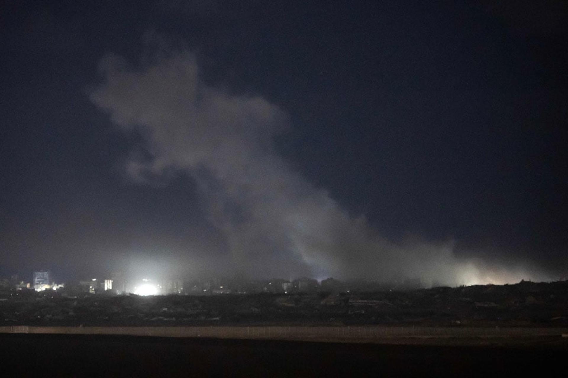 以军空袭加沙北部。