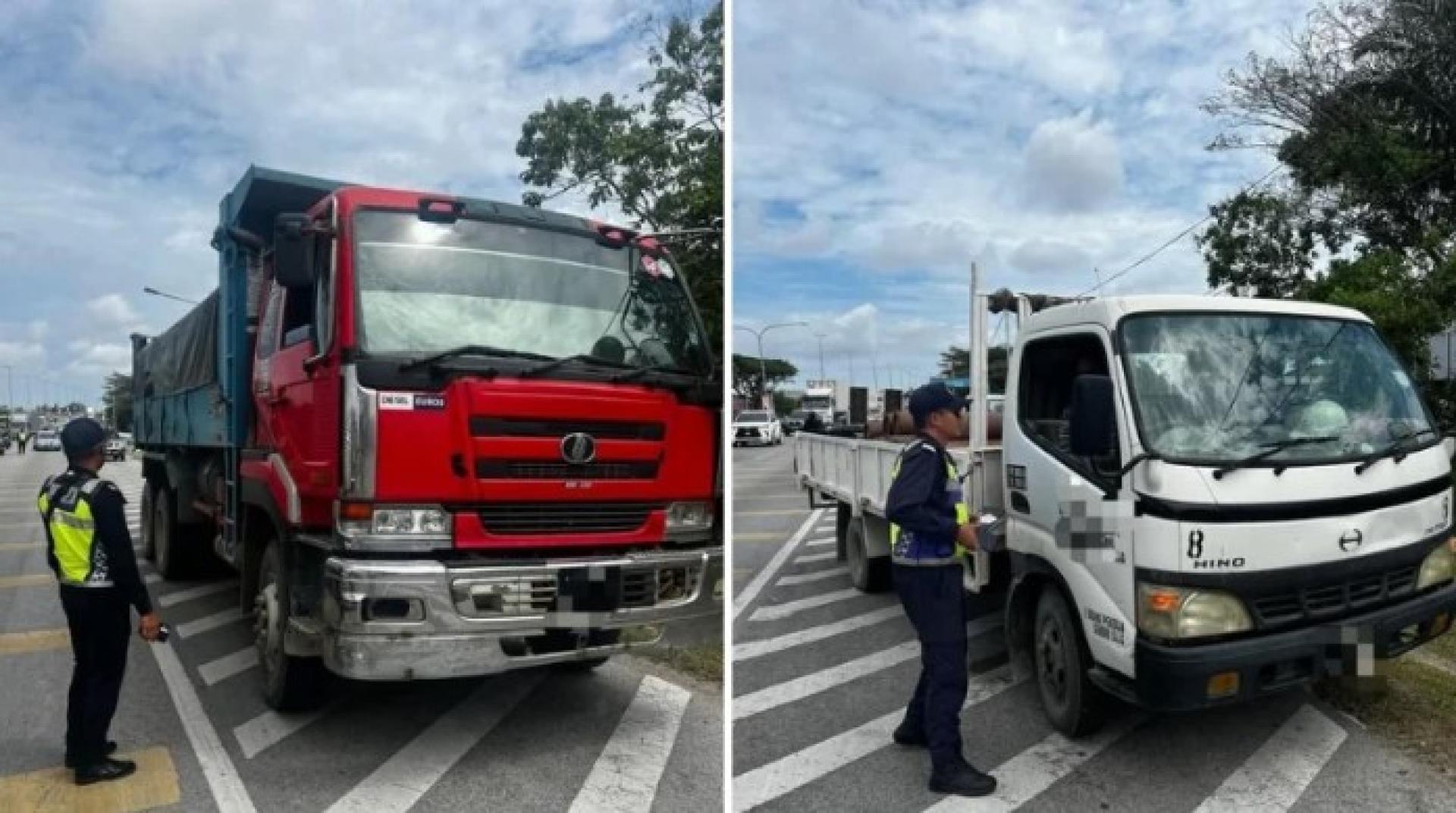 砂拉越陆路交通局美里分局执法组日前在美里市区展开“商业车辆突击特别行动”。