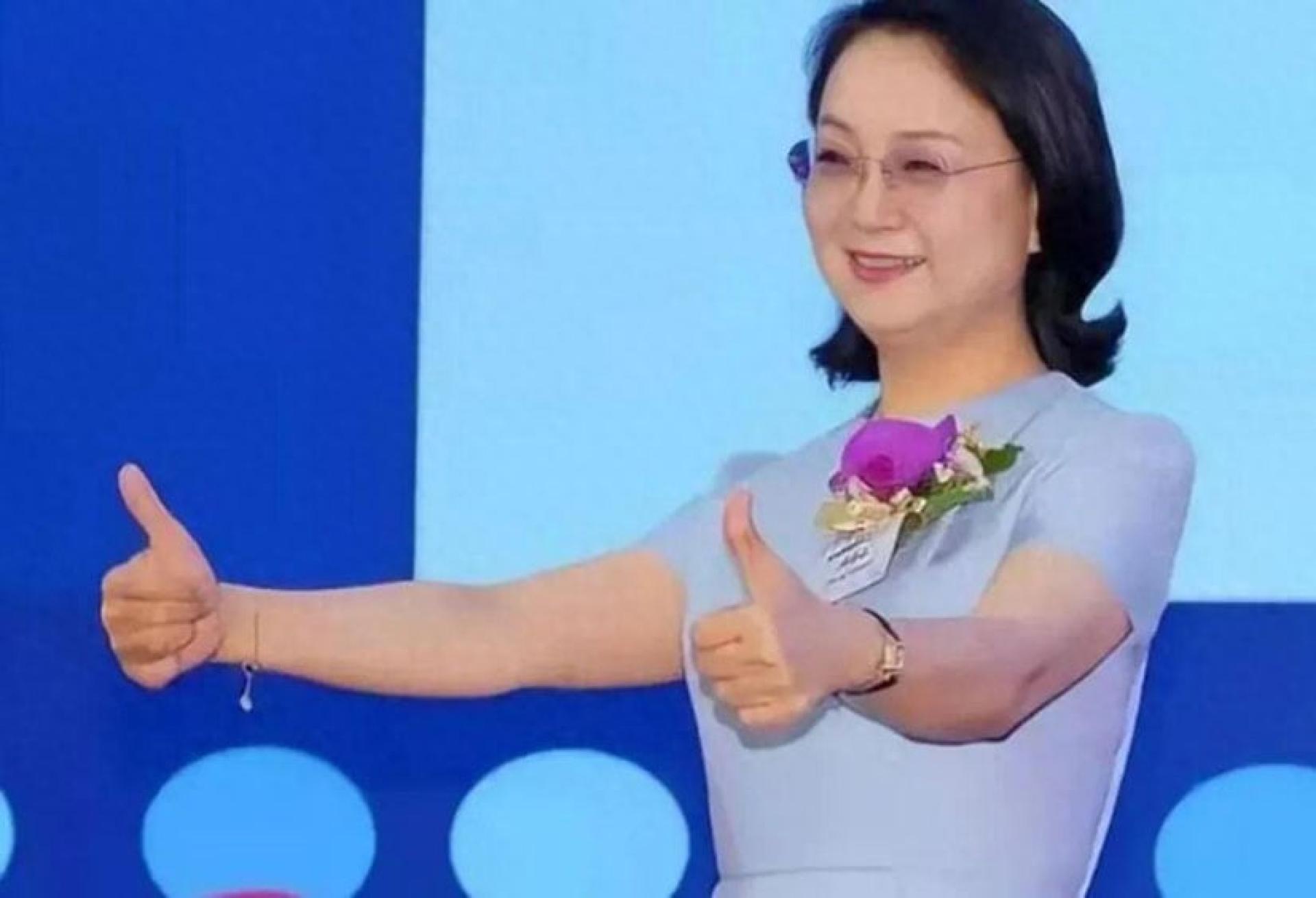 翰森制药董事长钟慧娟。